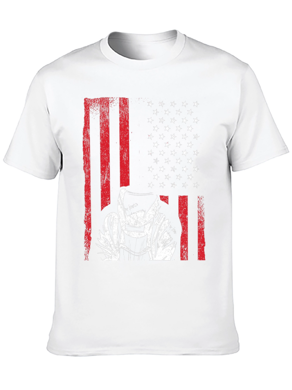 Welder American Flag Graphic T-Shirt