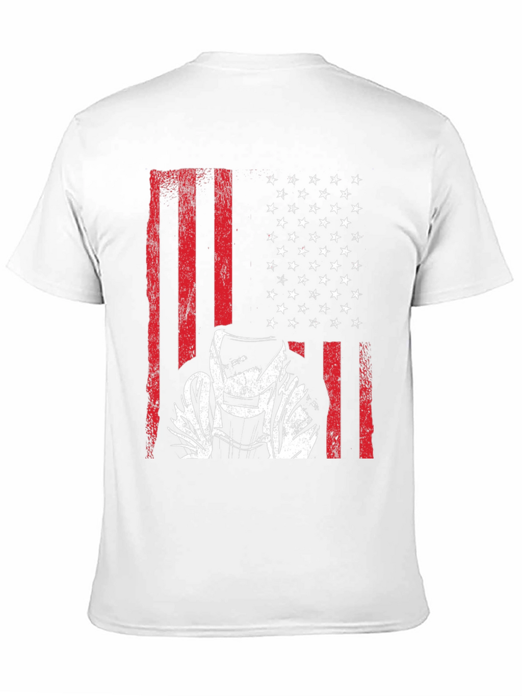Welder American Flag Graphic T-Shirt