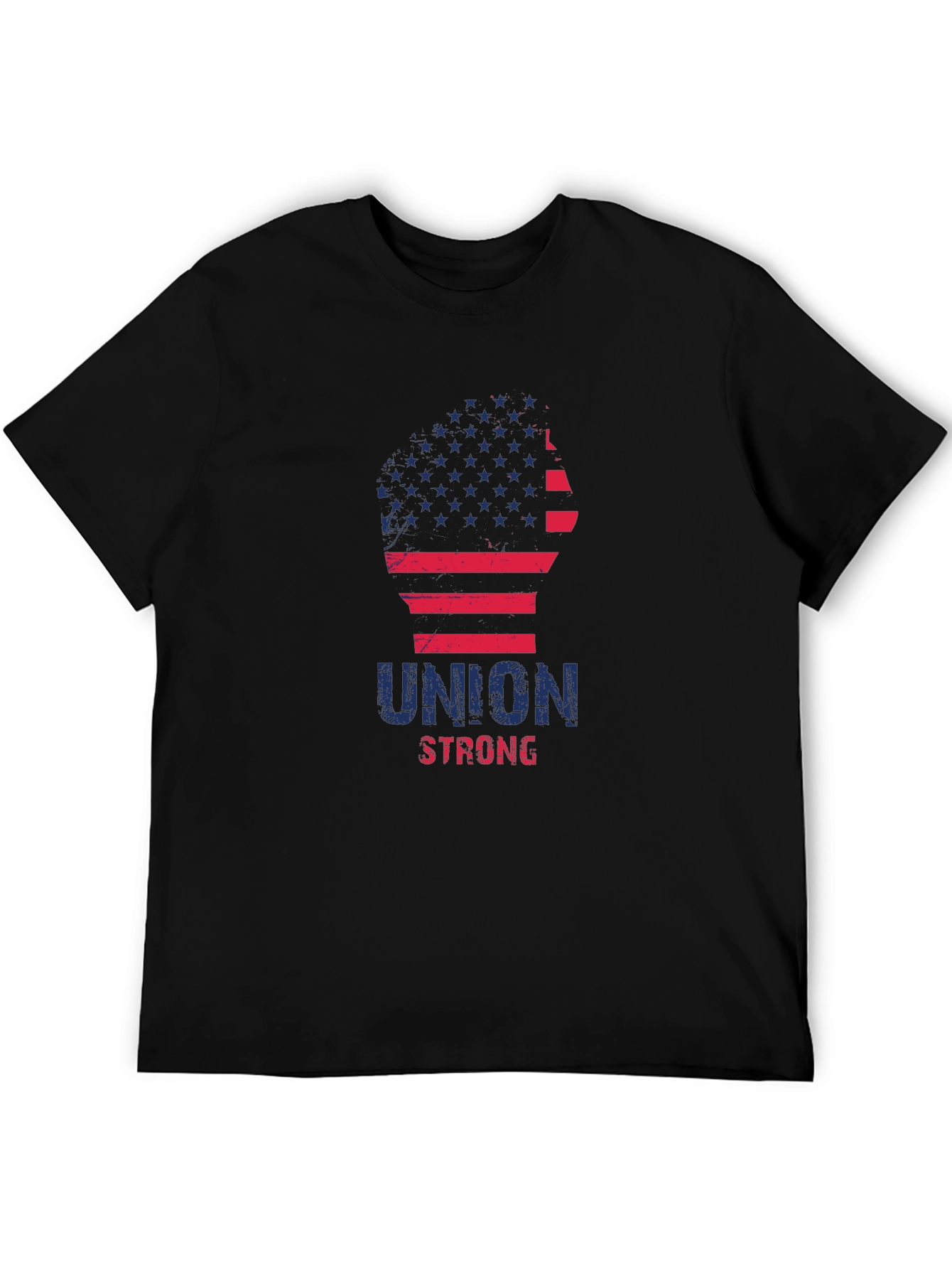 Union Strong USA Flag Graphic T-Shirt