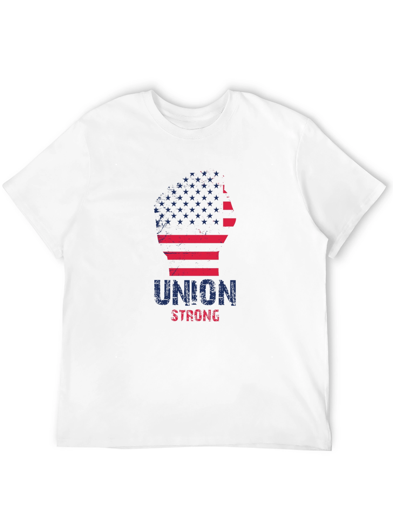 Union Strong USA Flag Graphic T-Shirt