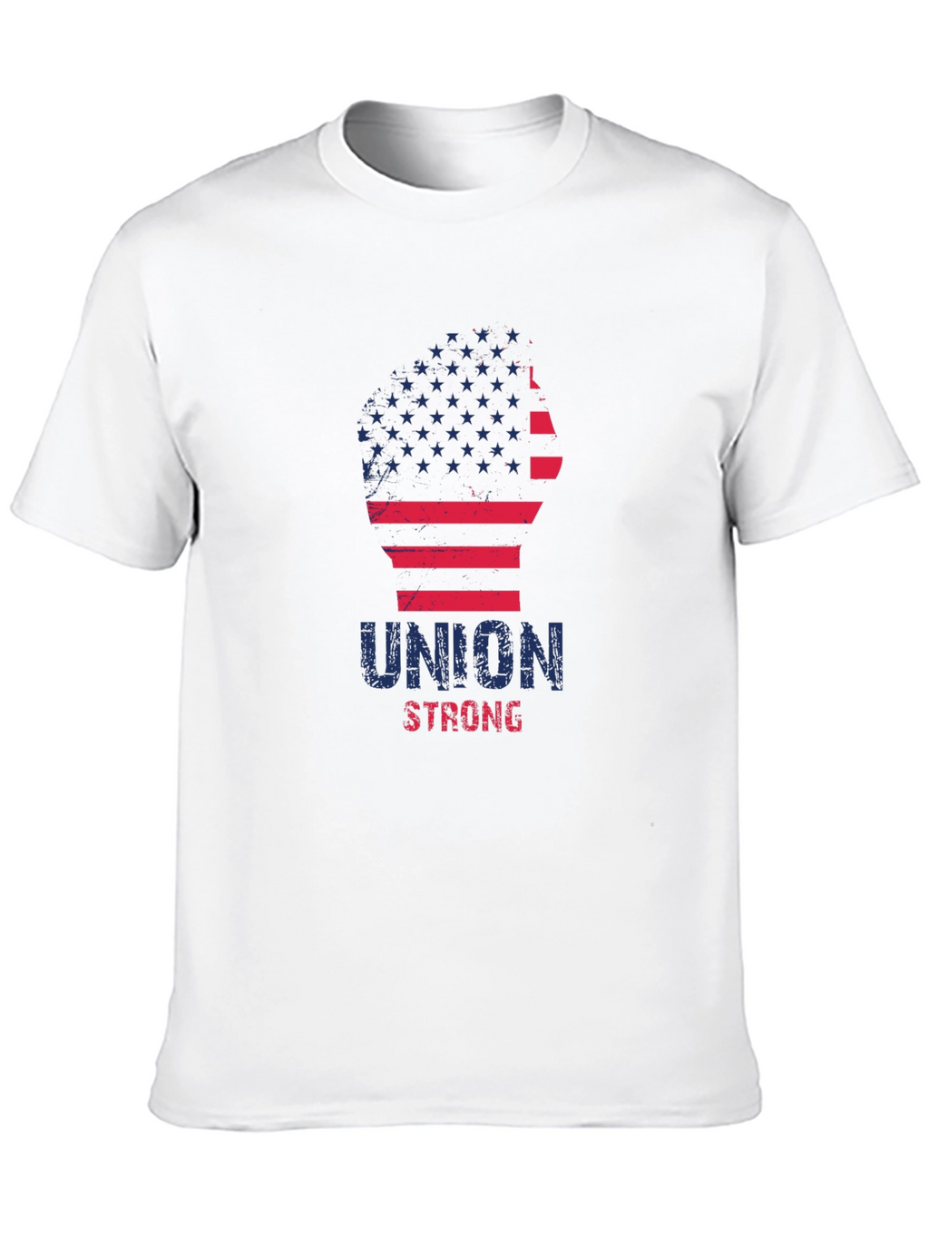 Union Strong USA Flag Graphic T-Shirt
