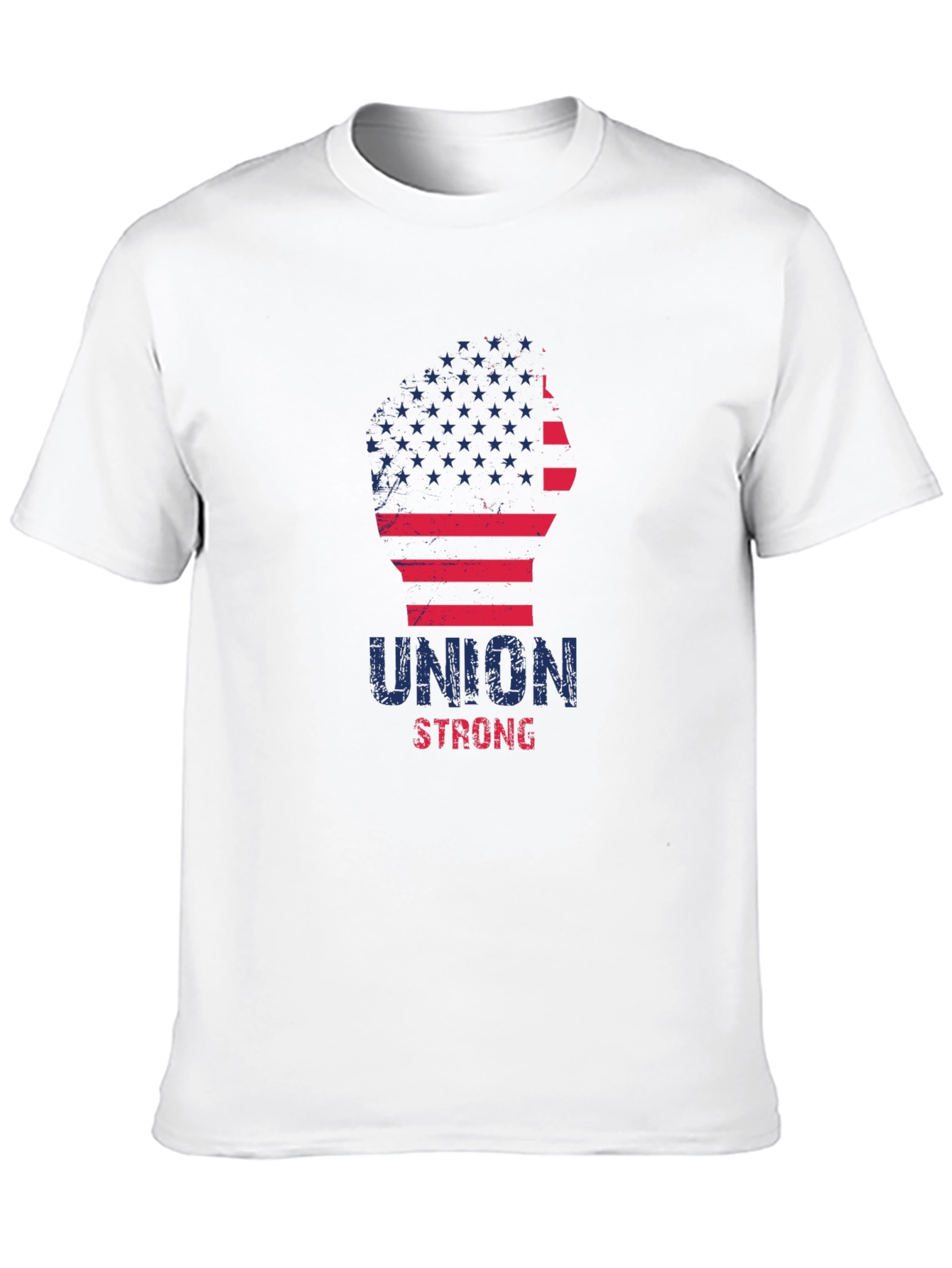 Union Strong USA Flag Graphic T-Shirt