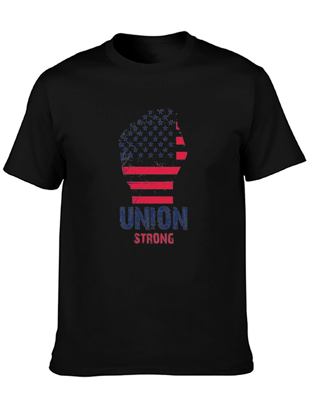 Union Strong USA Flag Graphic T-Shirt