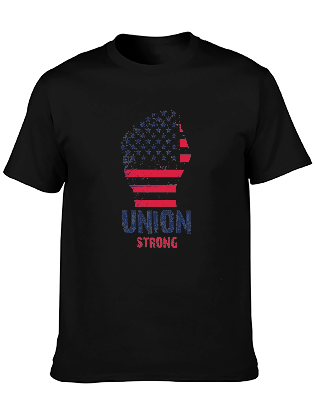 Union Strong USA Flag Graphic T-Shirt
