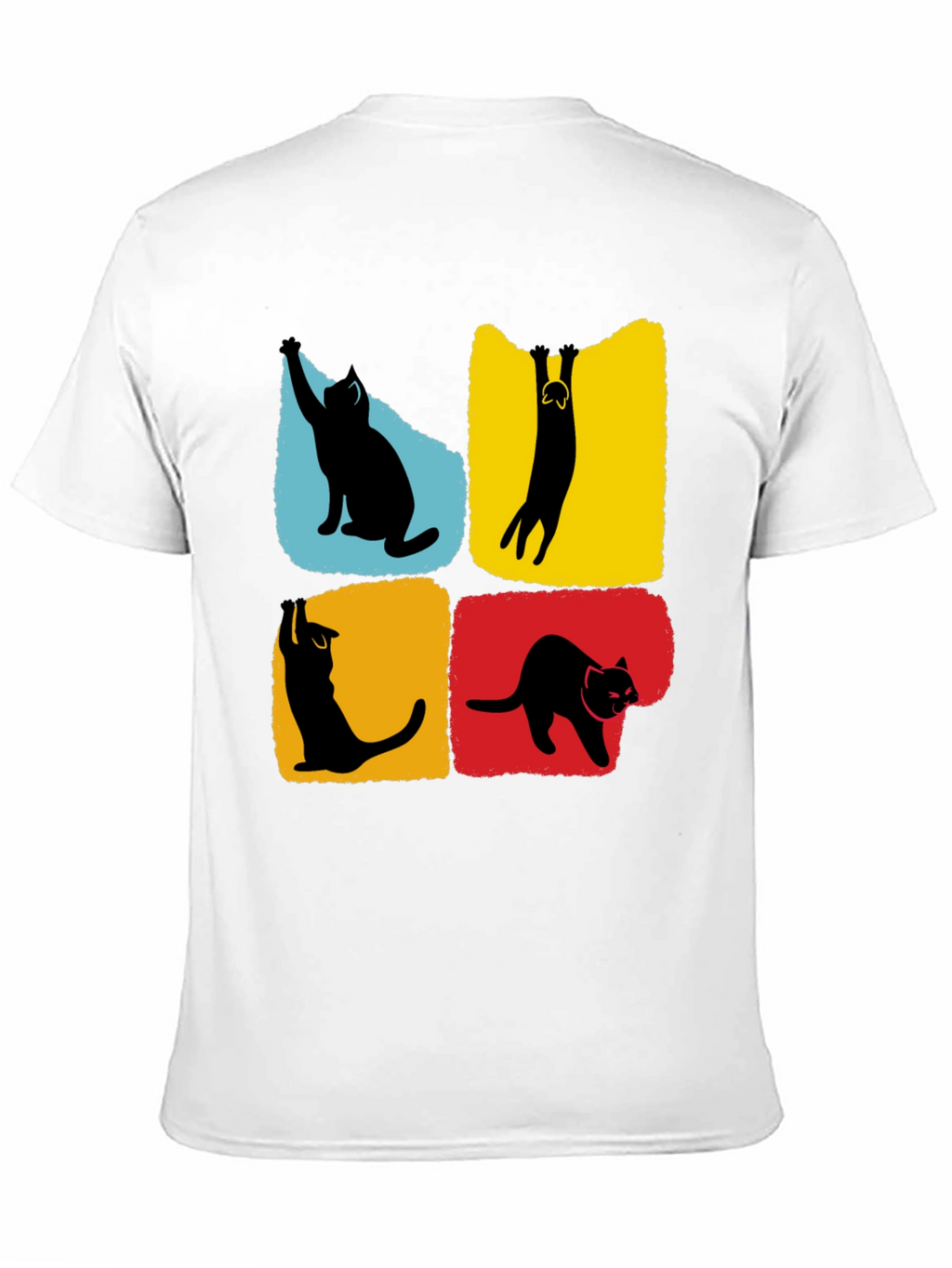 Cat Silhouettes T-Shirt - Unique Graphic Tee