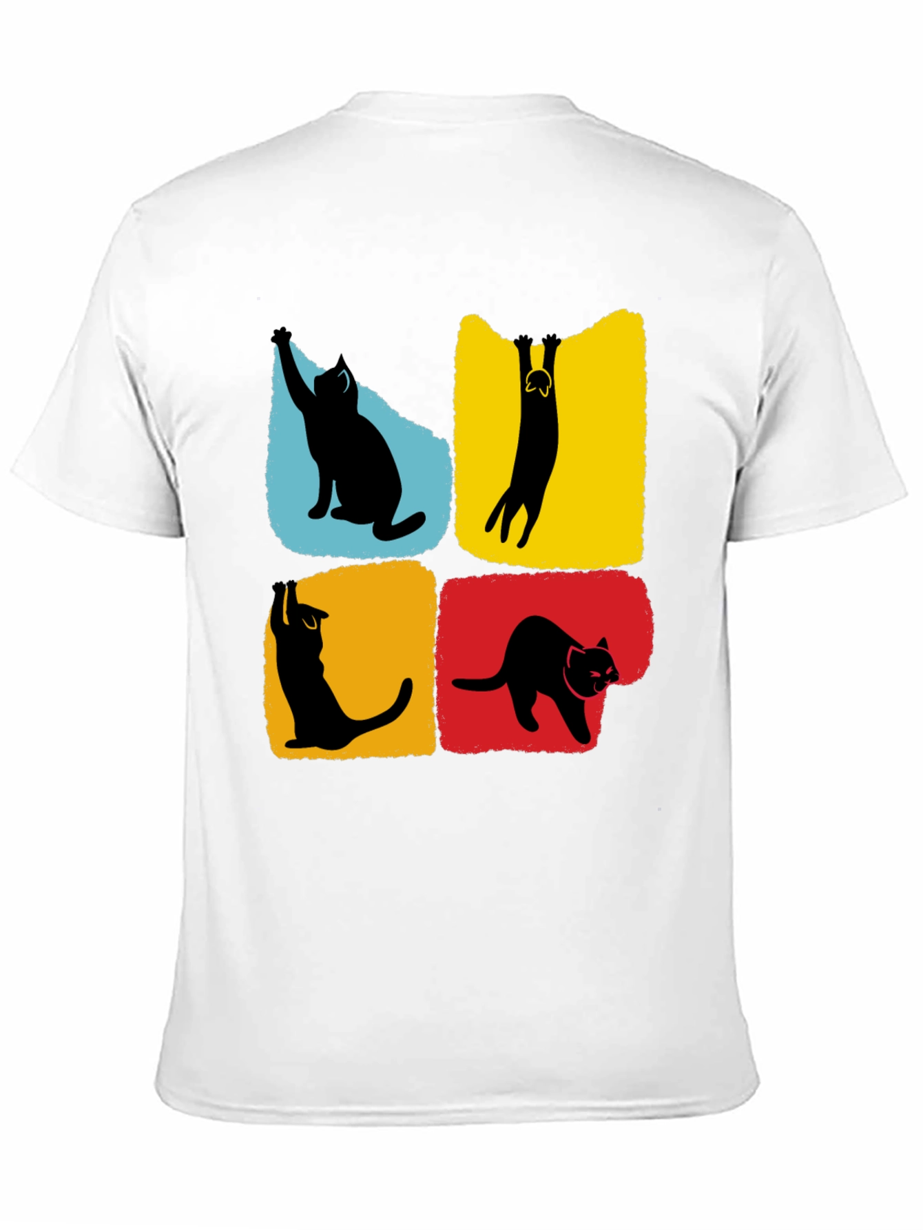 Cat Silhouettes T-Shirt - Unique Graphic Tee
