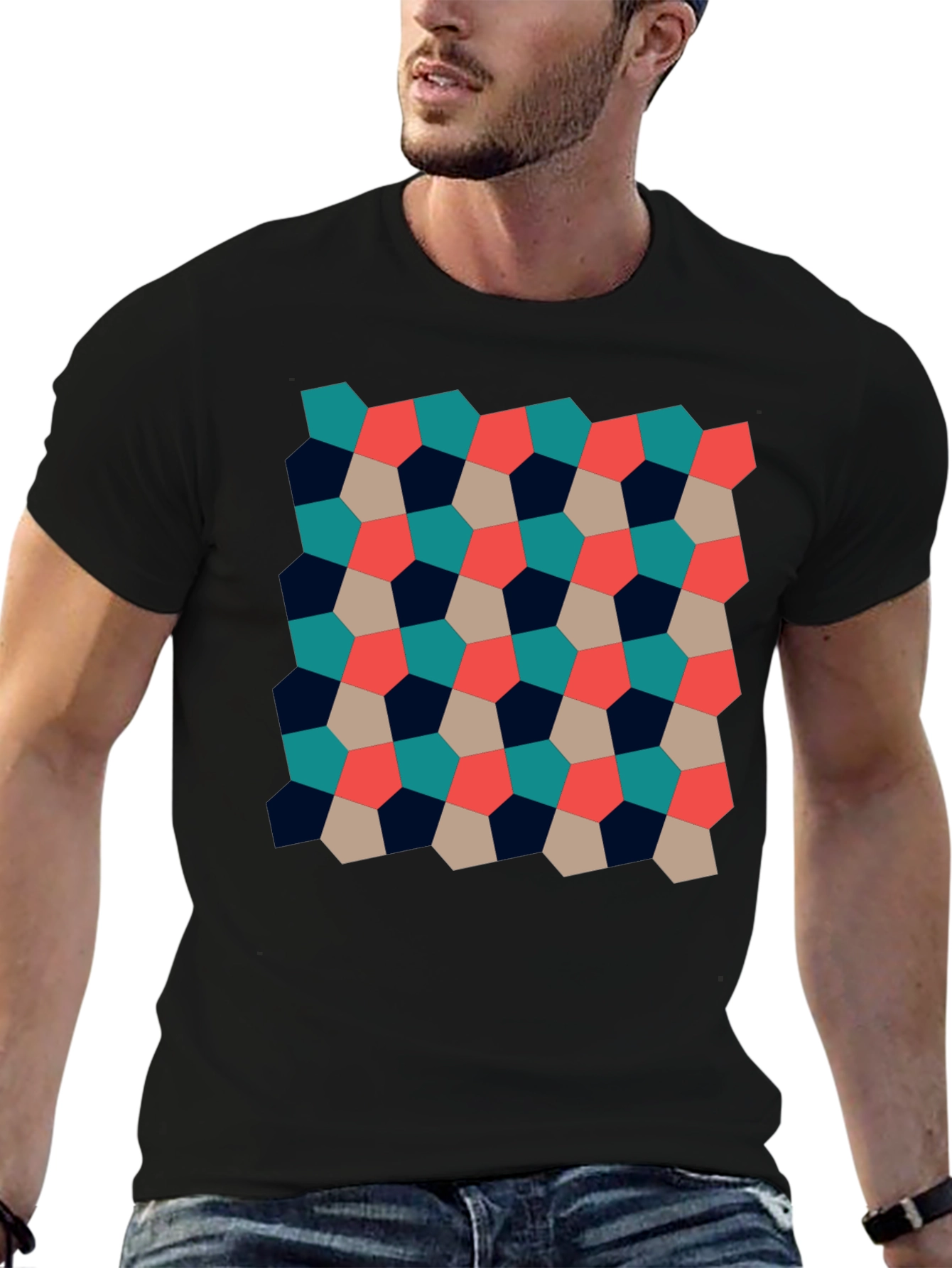 Geometric Pattern Tee