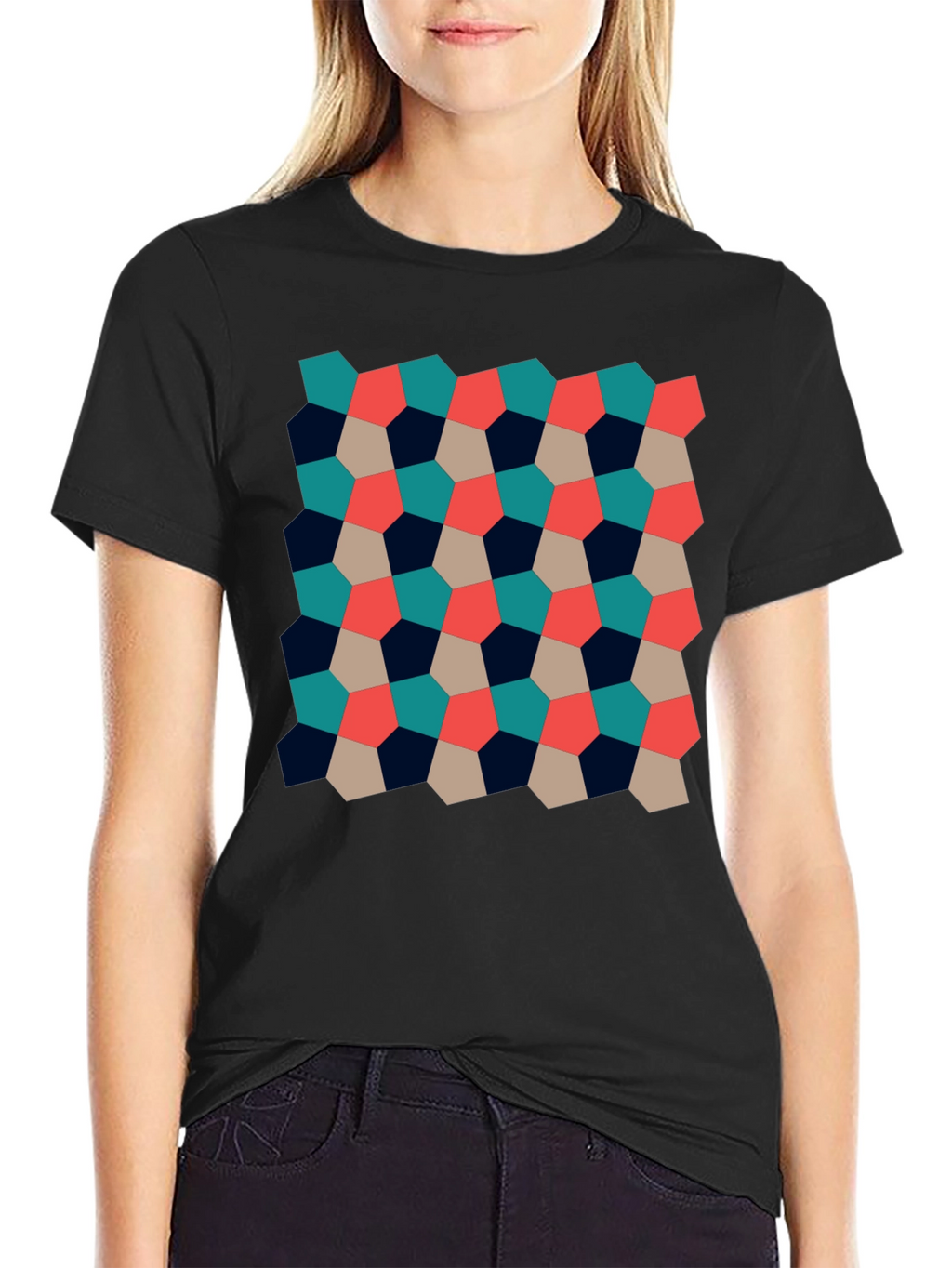 Geometric Pattern Tee