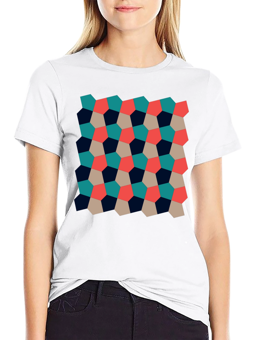 Geometric Pattern Tee