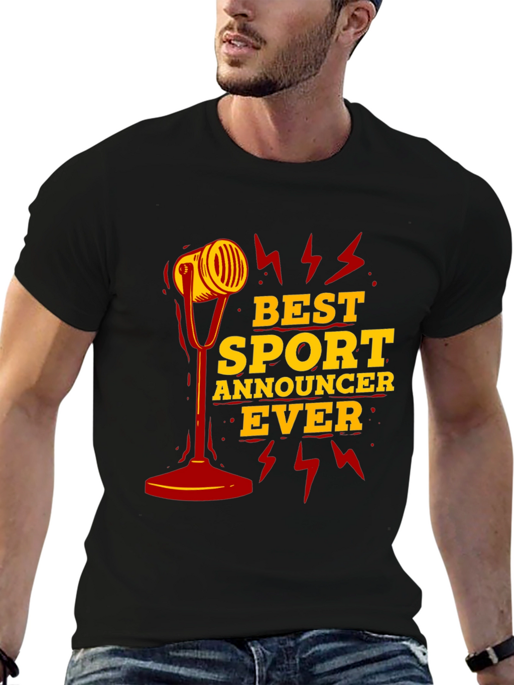Best Sport Announcer Ever Graphic T-Shirt