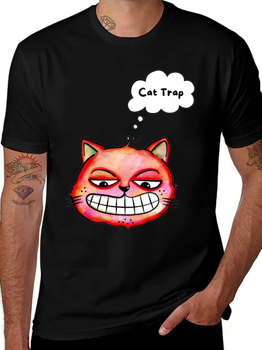 Cat Trap Graphic T-Shirt