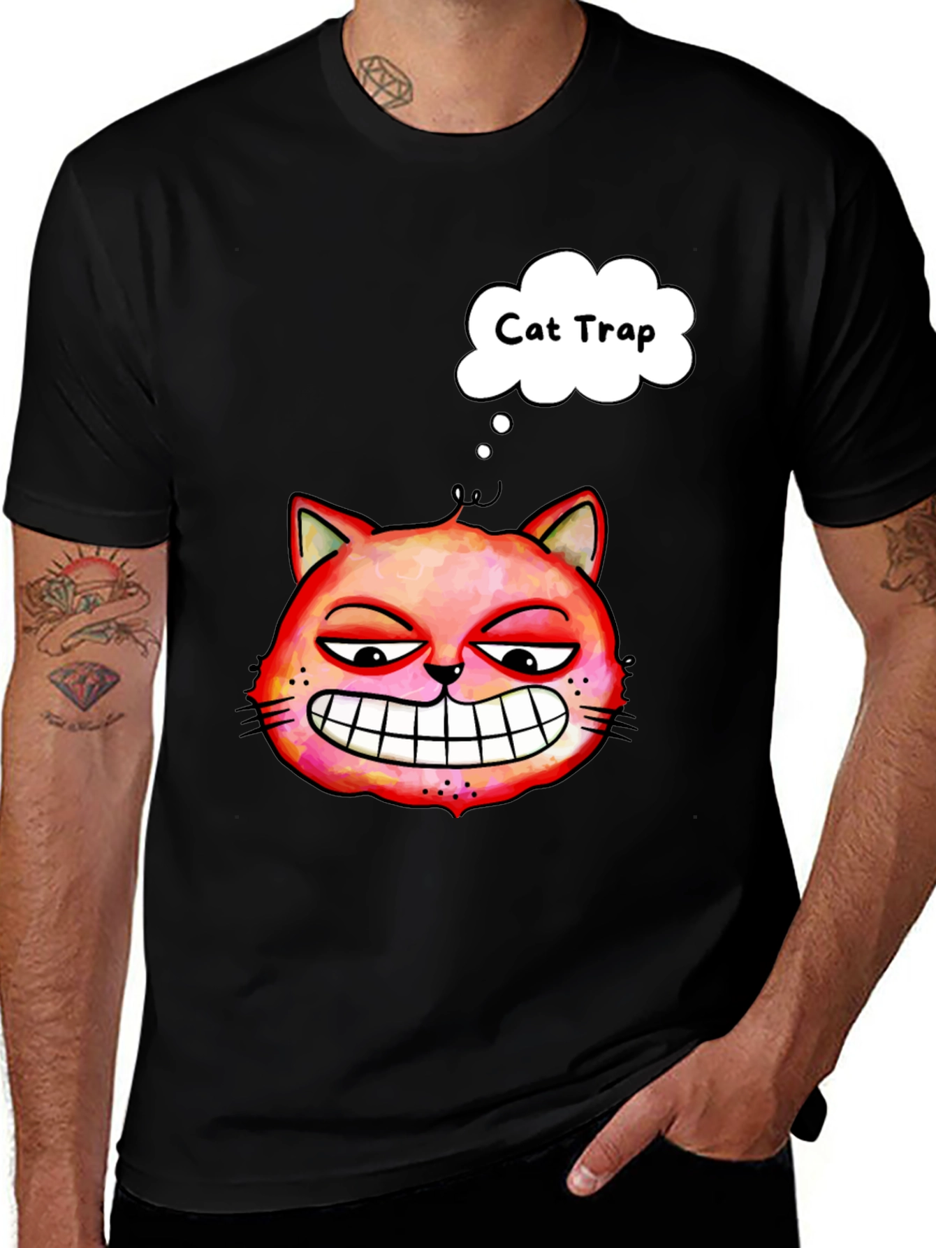 Cat Trap Graphic T-Shirt