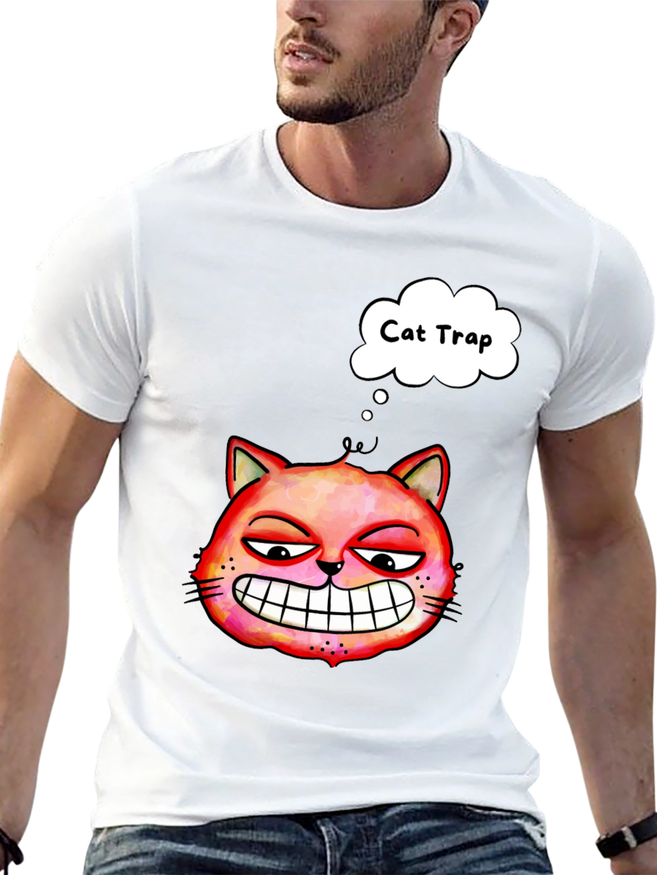 Cat Trap Graphic T-Shirt