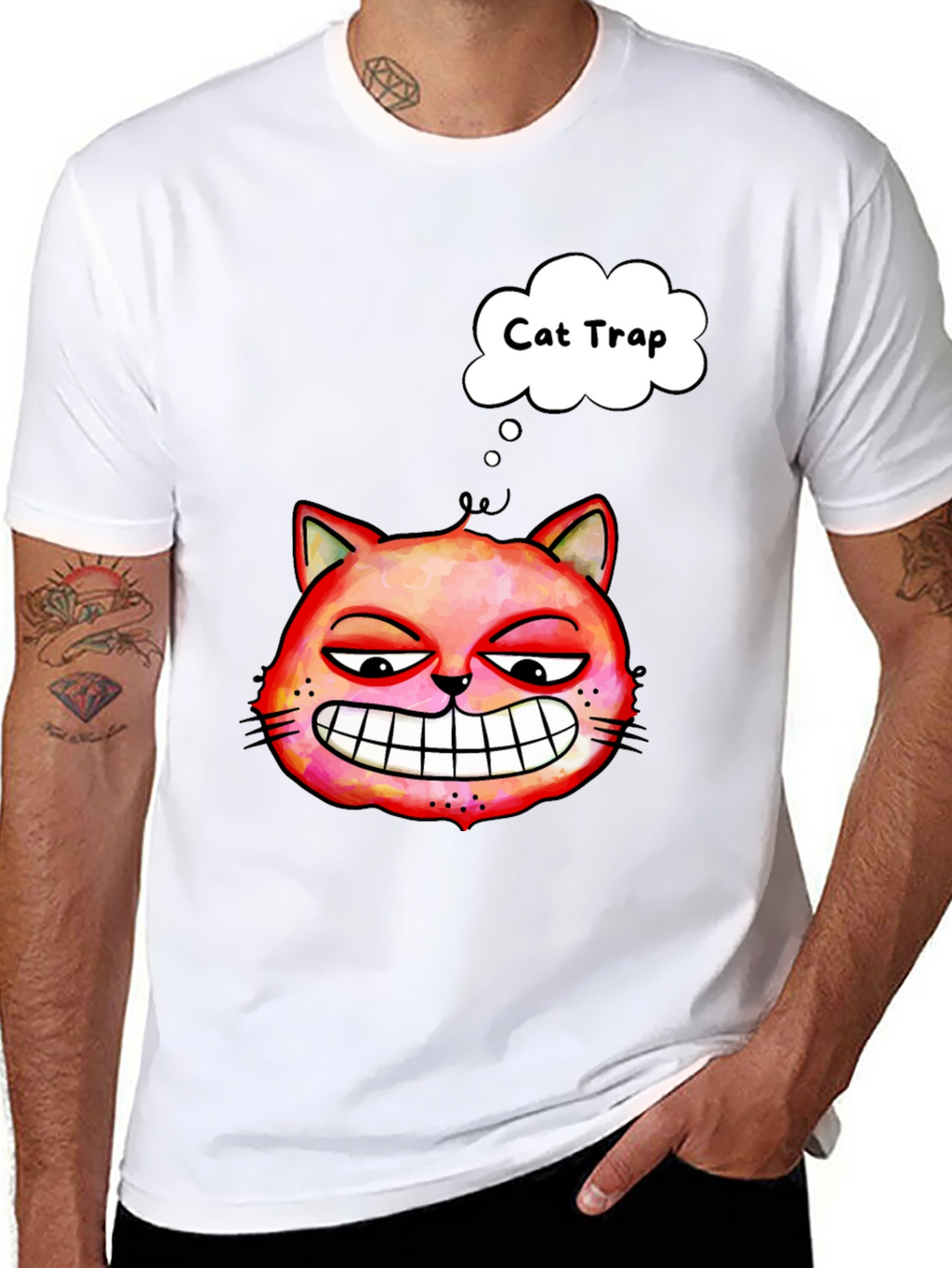 Cat Trap Graphic T-Shirt