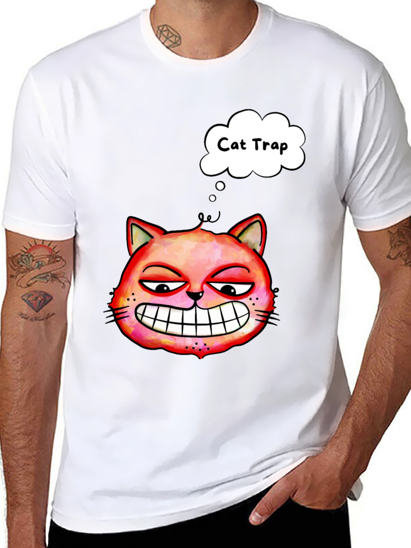 Cat Trap Graphic T-Shirt