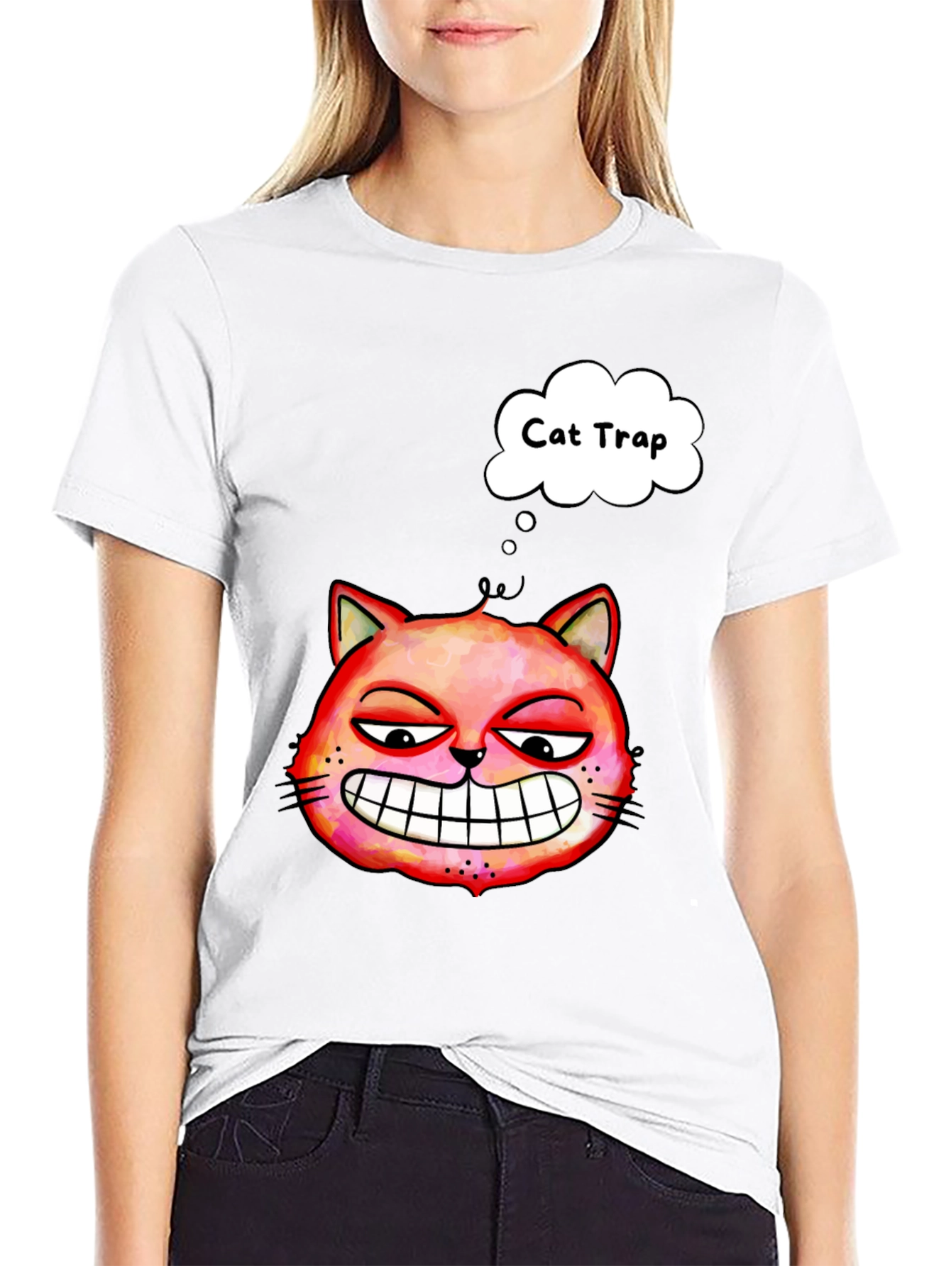 Cat Trap Graphic T-Shirt