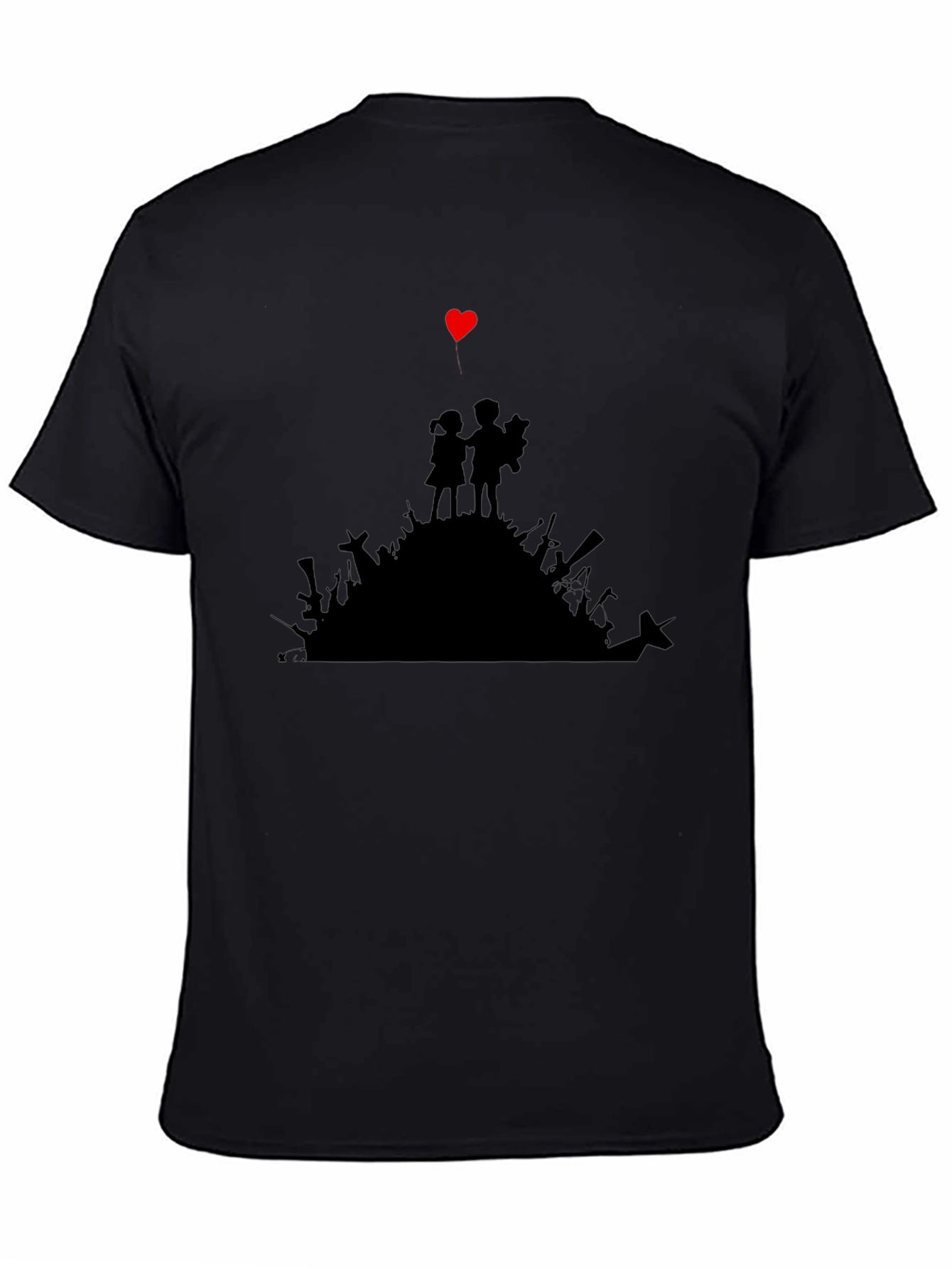 Heart Graphic T-Shirt - Peace Over Weapons
