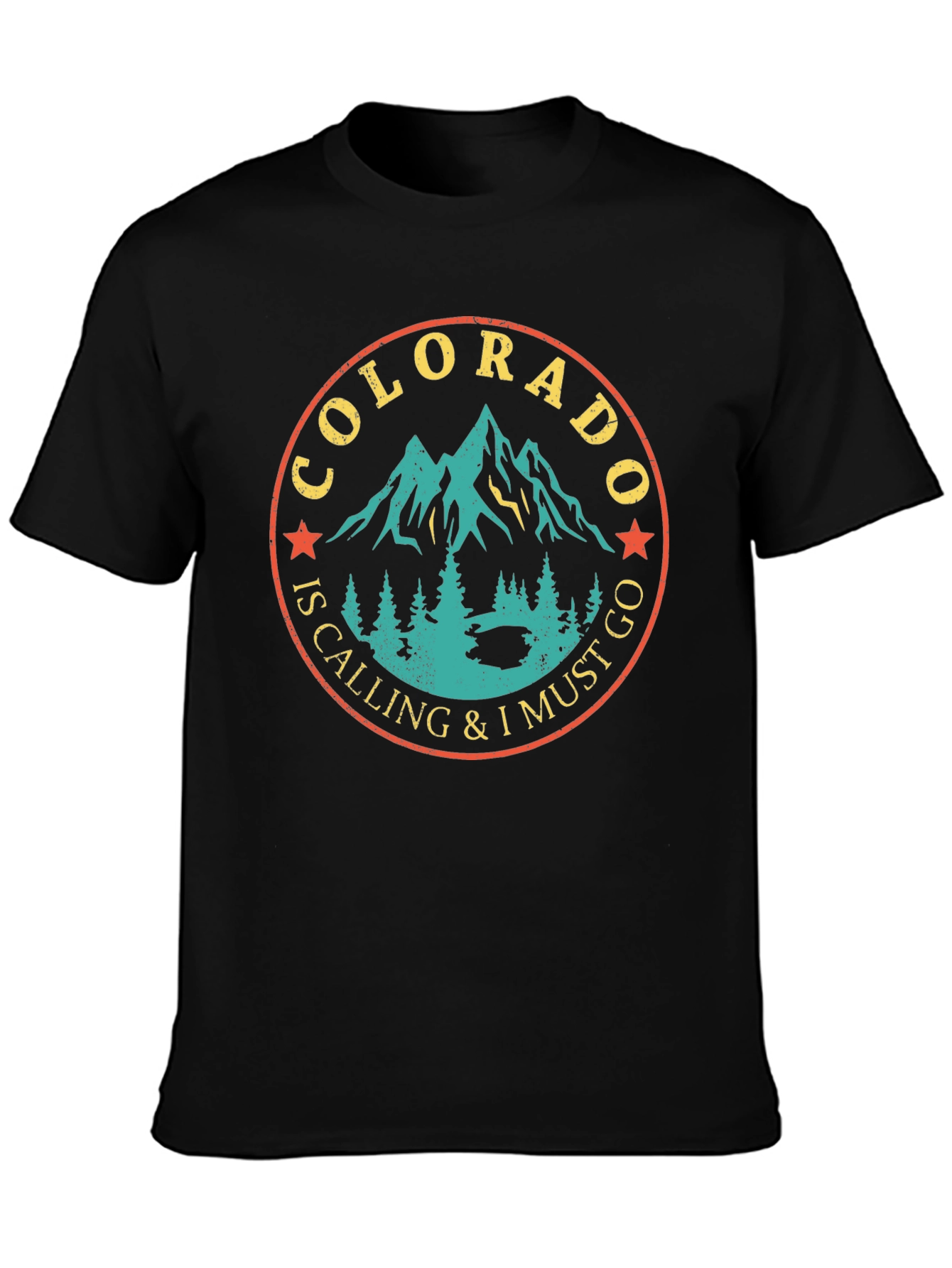 Colorado Calling Graphic Print Tee