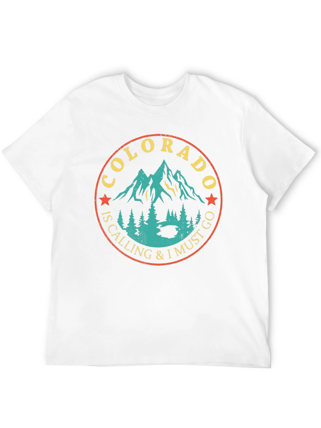 Colorado Calling Graphic Print Tee