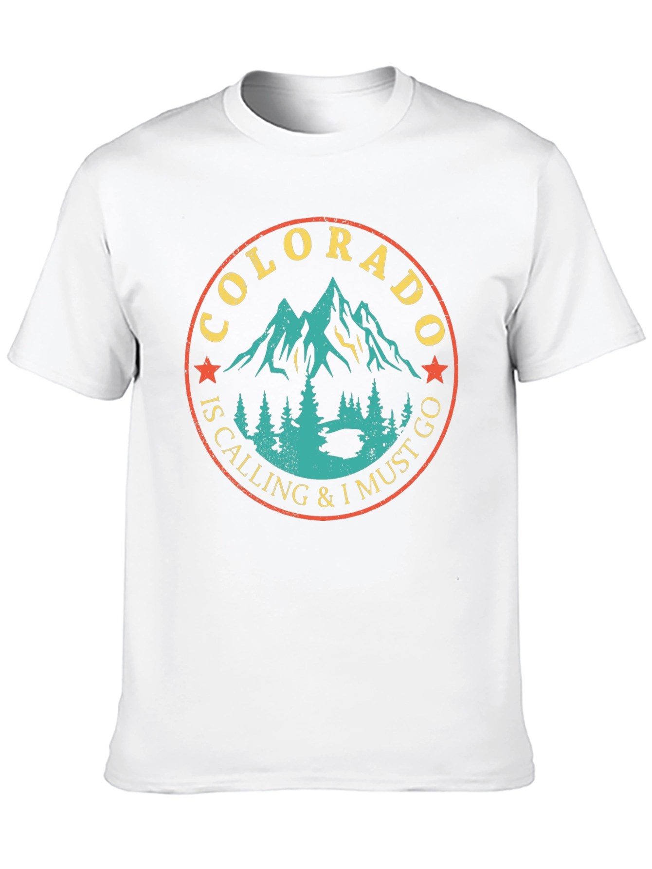 Colorado Calling Graphic Print Tee