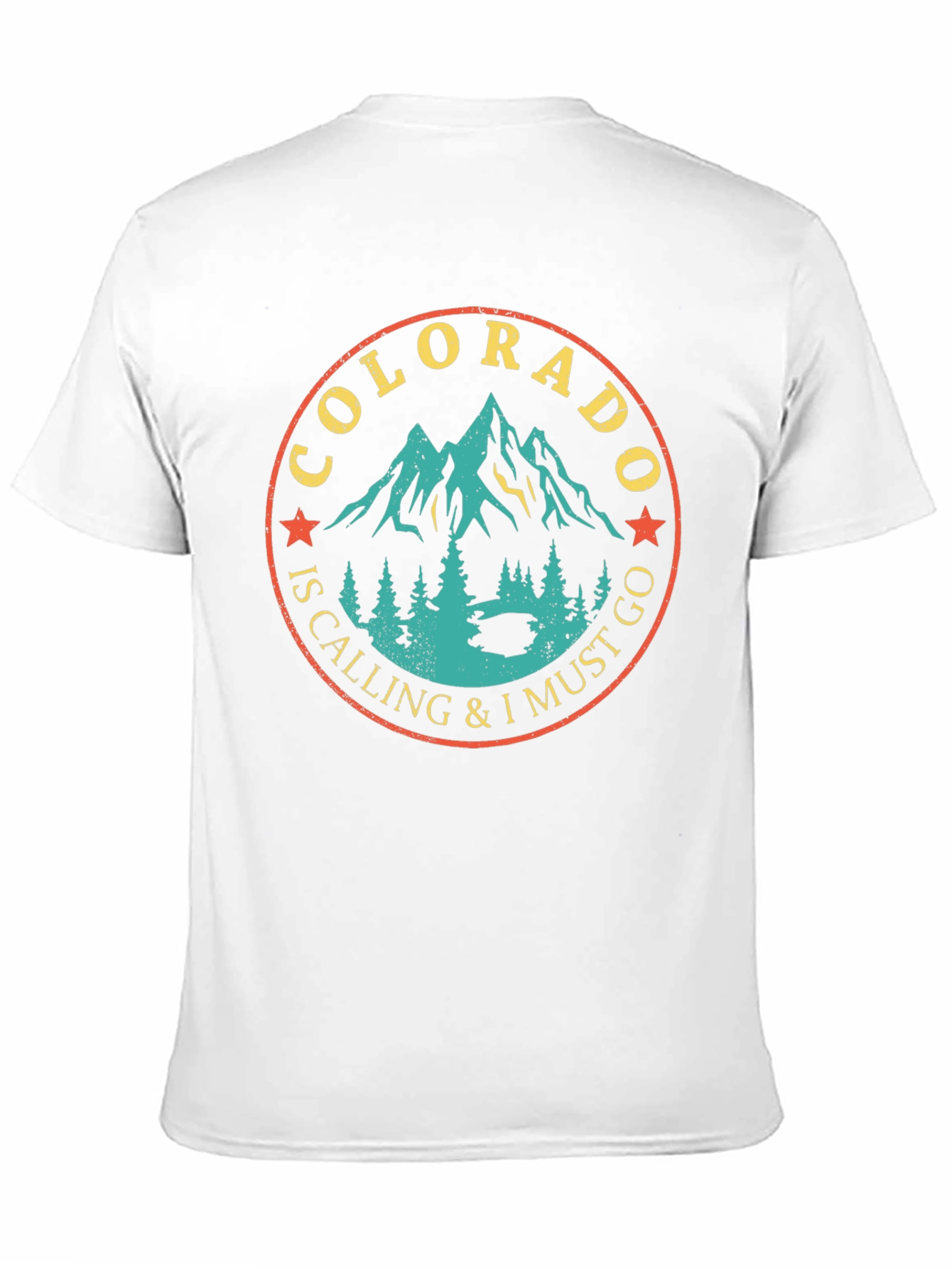 Colorado Calling Graphic Print Tee