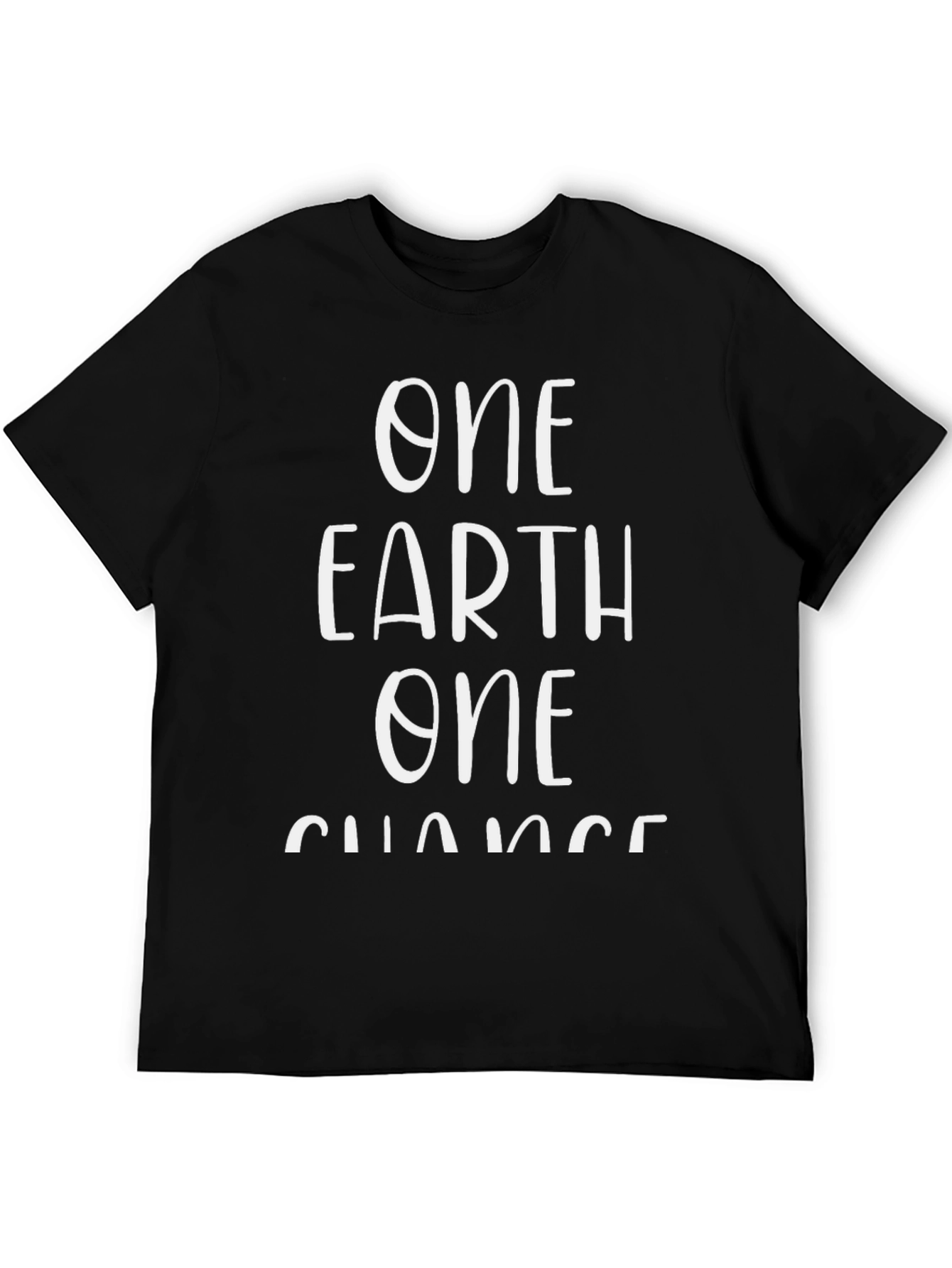 One Earth One Chance Graphic Tee - Environmental Awareness