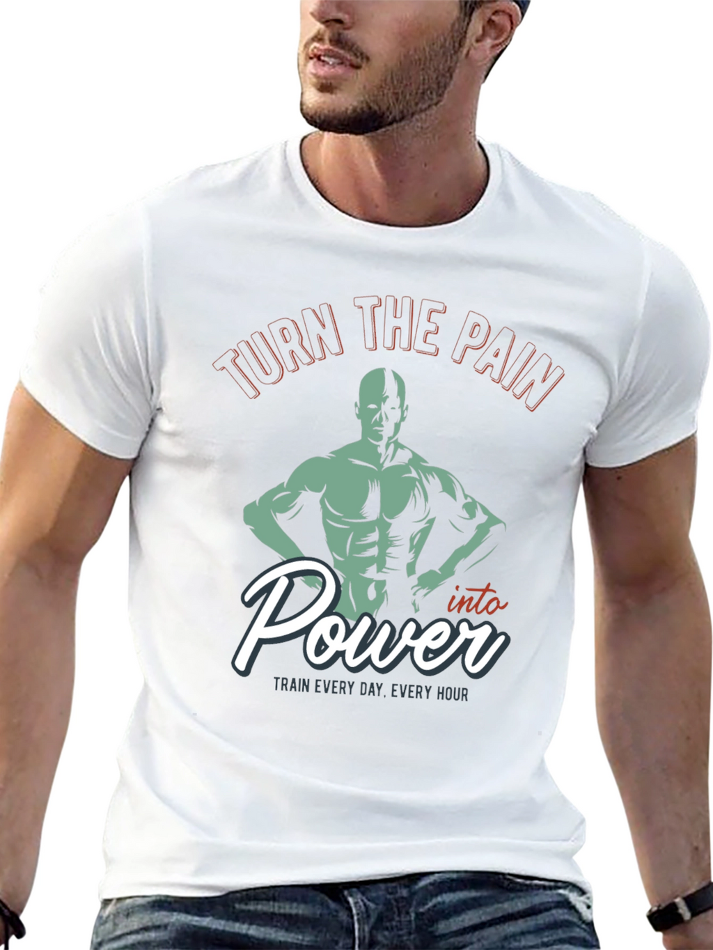 Turn the Pain Into Power Gym T-Shirt