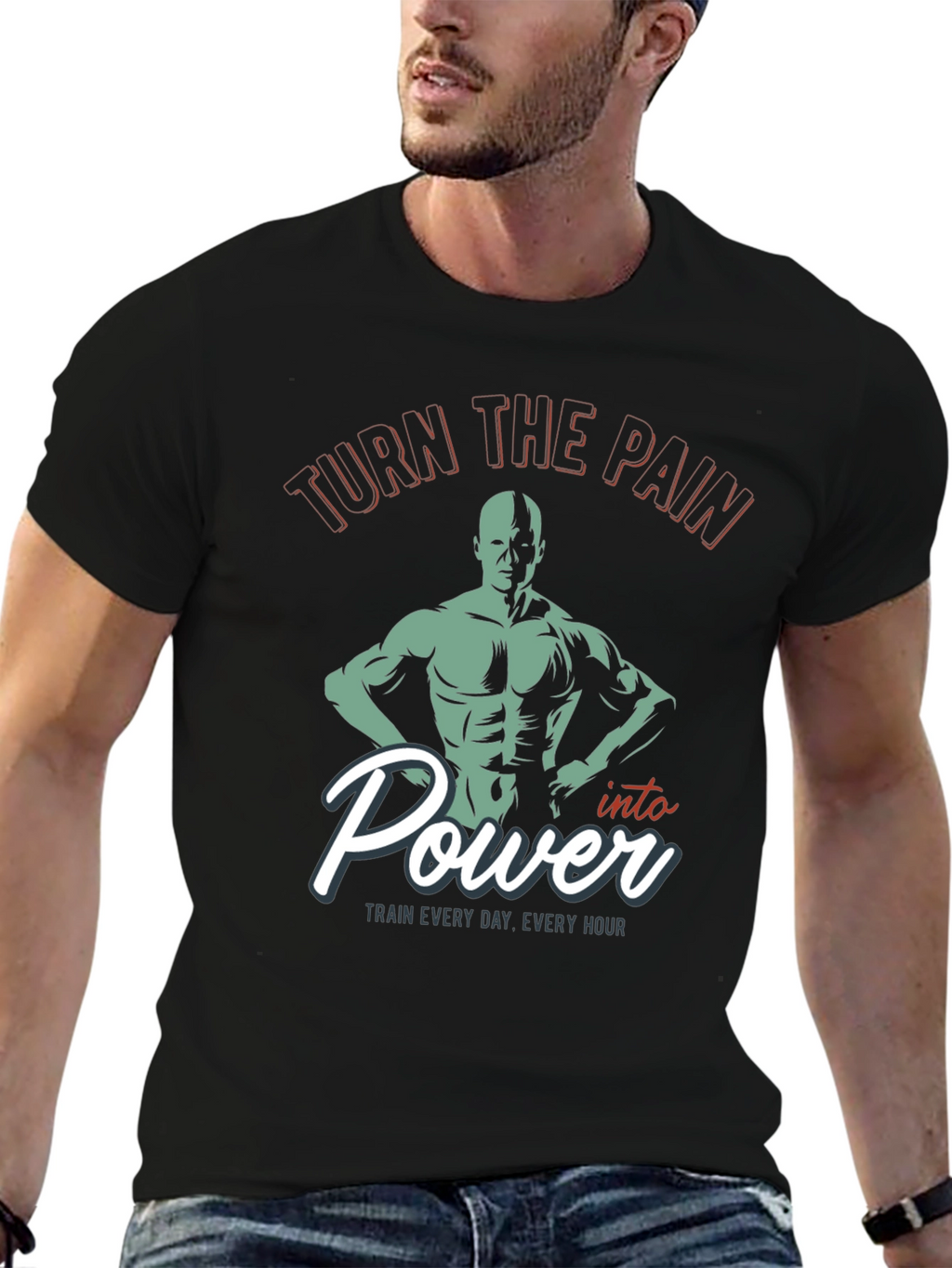 Turn the Pain Into Power Gym T-Shirt