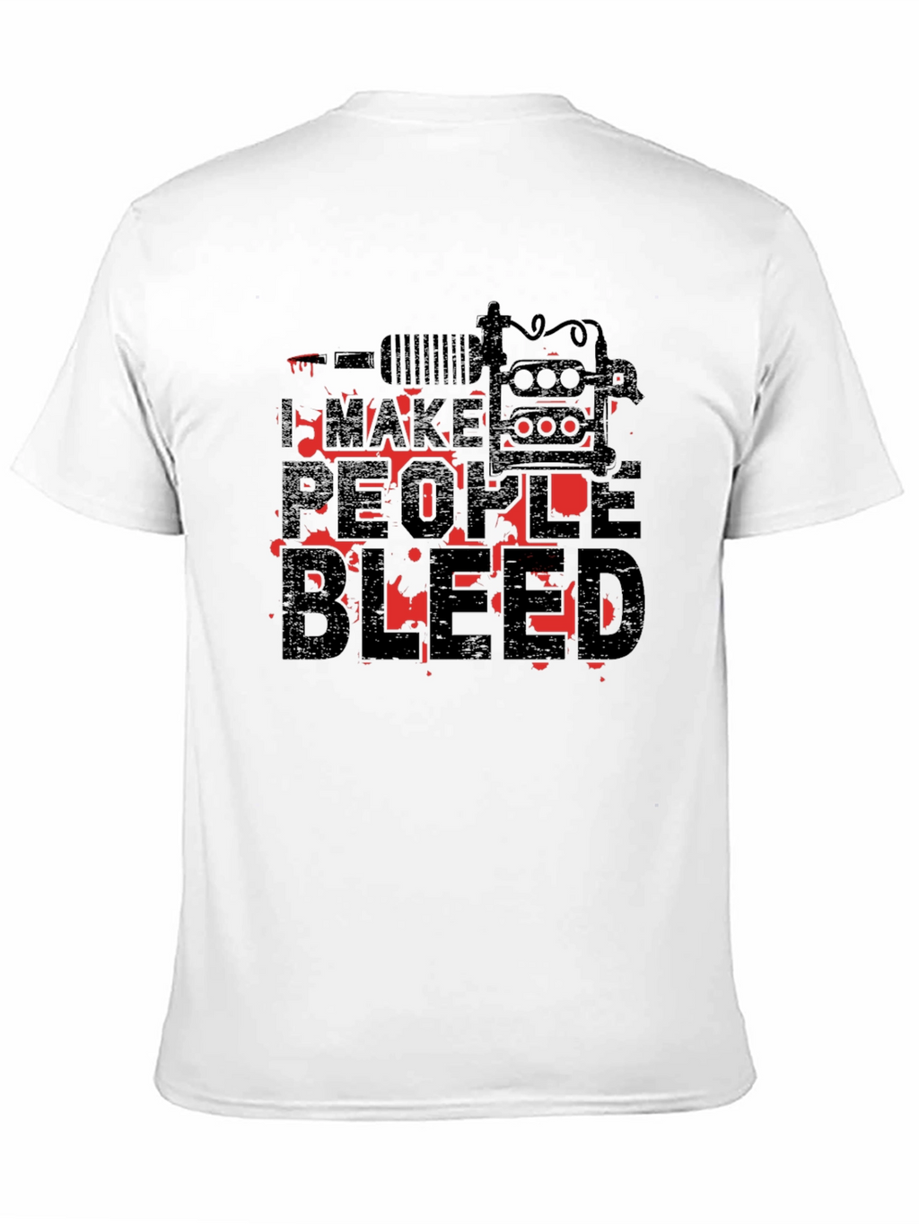 I Make People Bleed Tattoo Artist Black T-Shirt