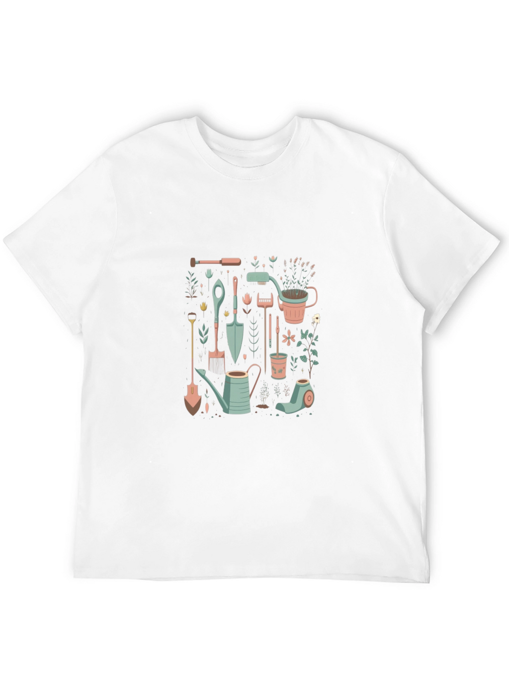 Gardening Tool Graphic T-Shirt