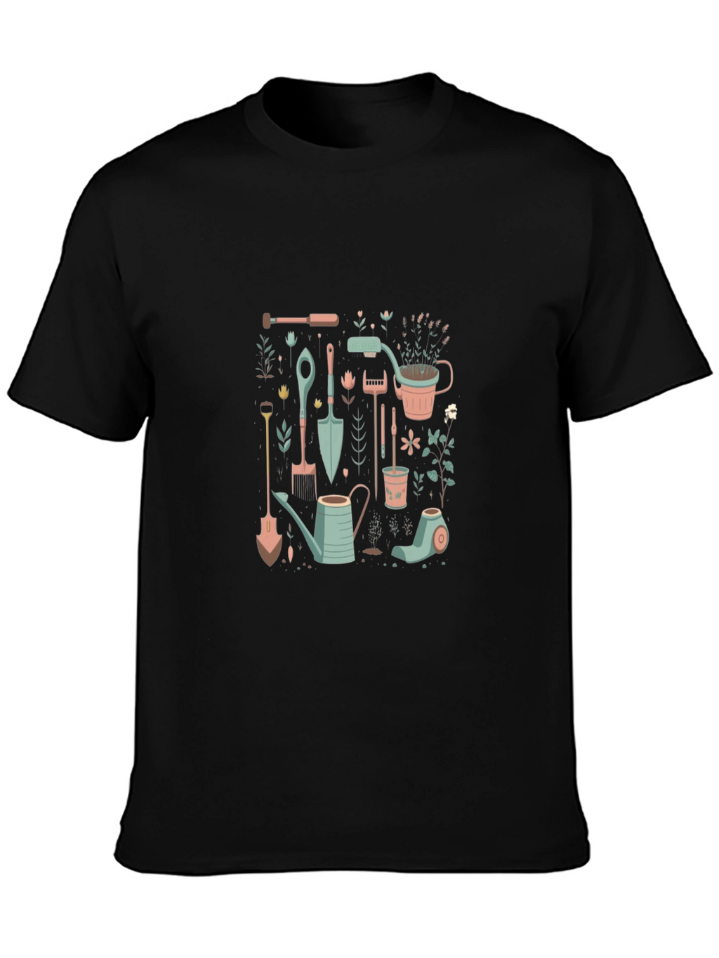 Gardening Tool Graphic T-Shirt