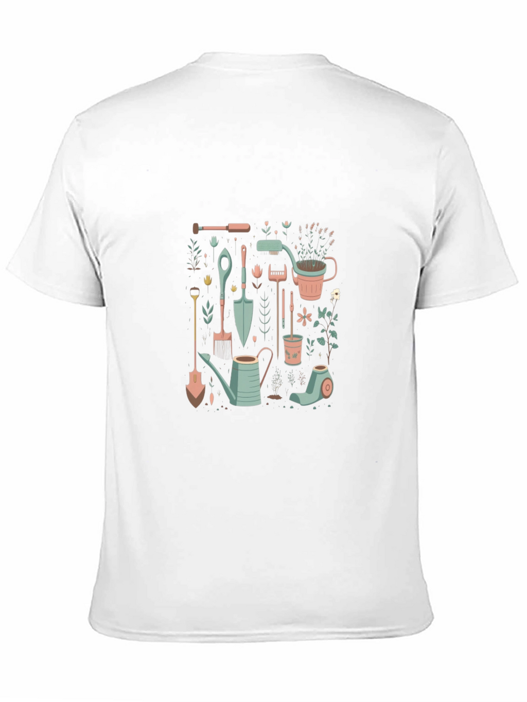 Gardening Tool Graphic T-Shirt