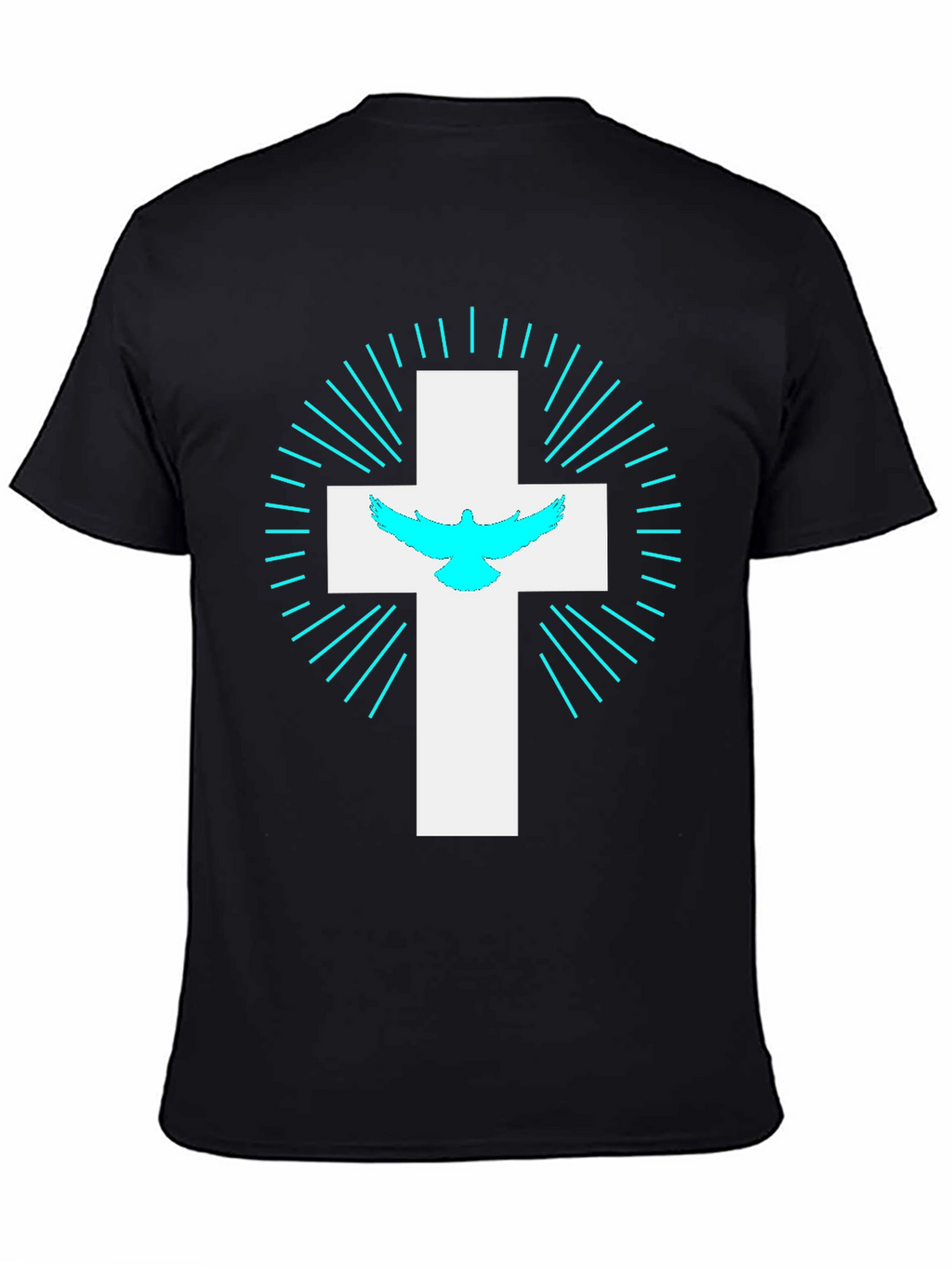 Faithful Cross T-Shirt - Christian Dove Design