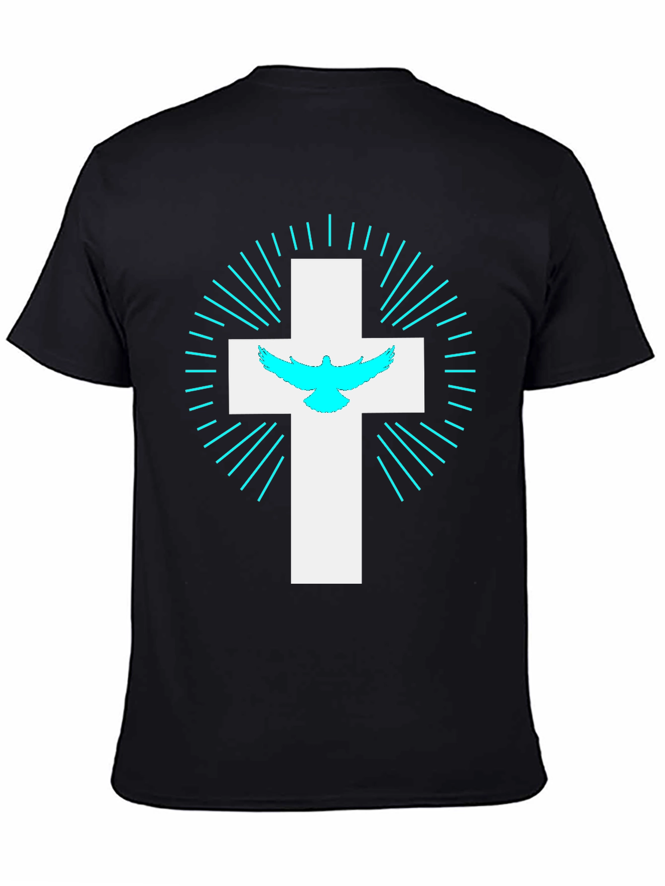 Faithful Cross T-Shirt - Christian Dove Design
