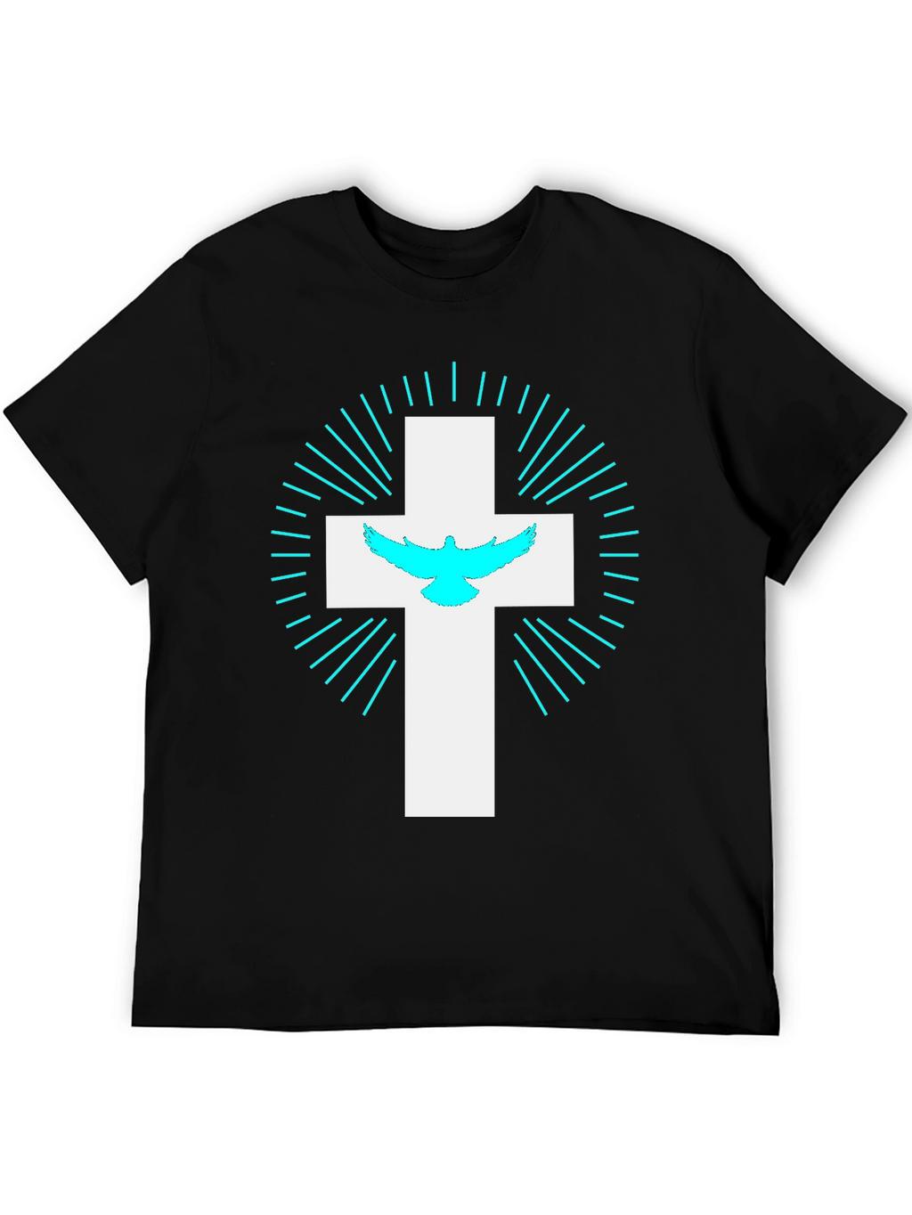 Faithful Cross T-Shirt - Christian Dove Design