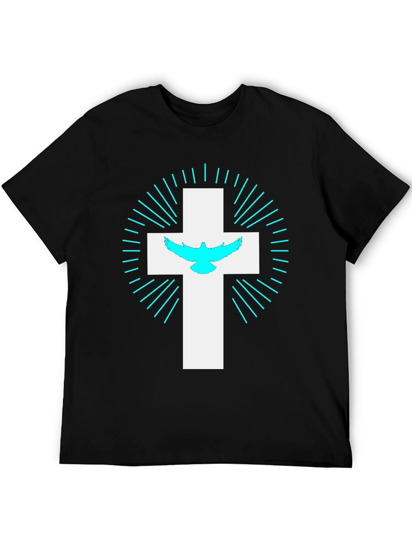 Faithful Cross T-Shirt - Christian Dove Design