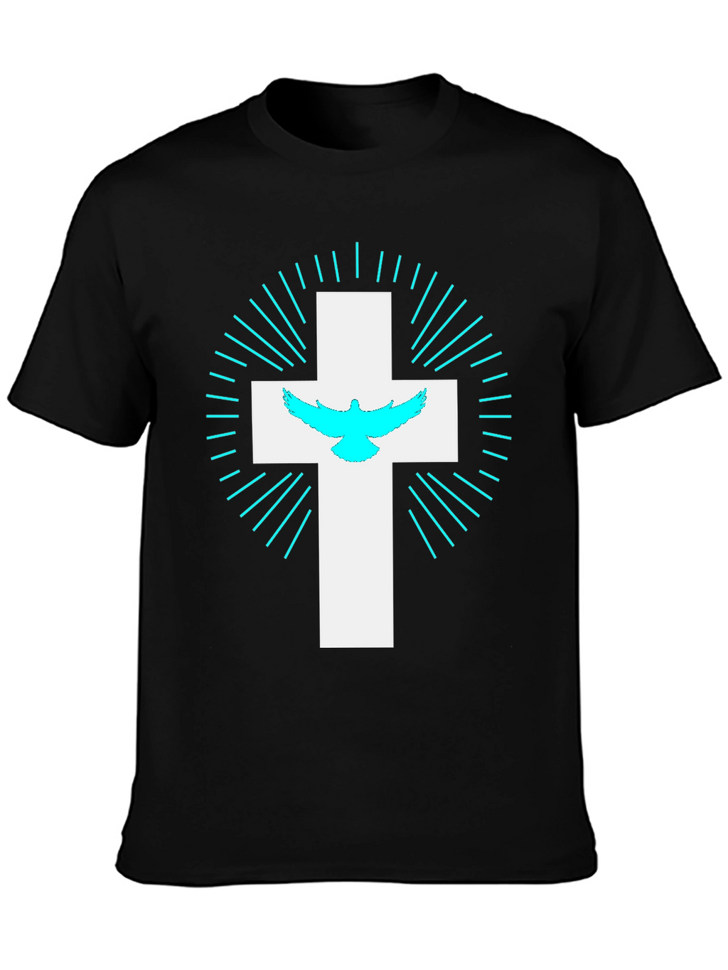 Faithful Cross T-Shirt - Christian Dove Design
