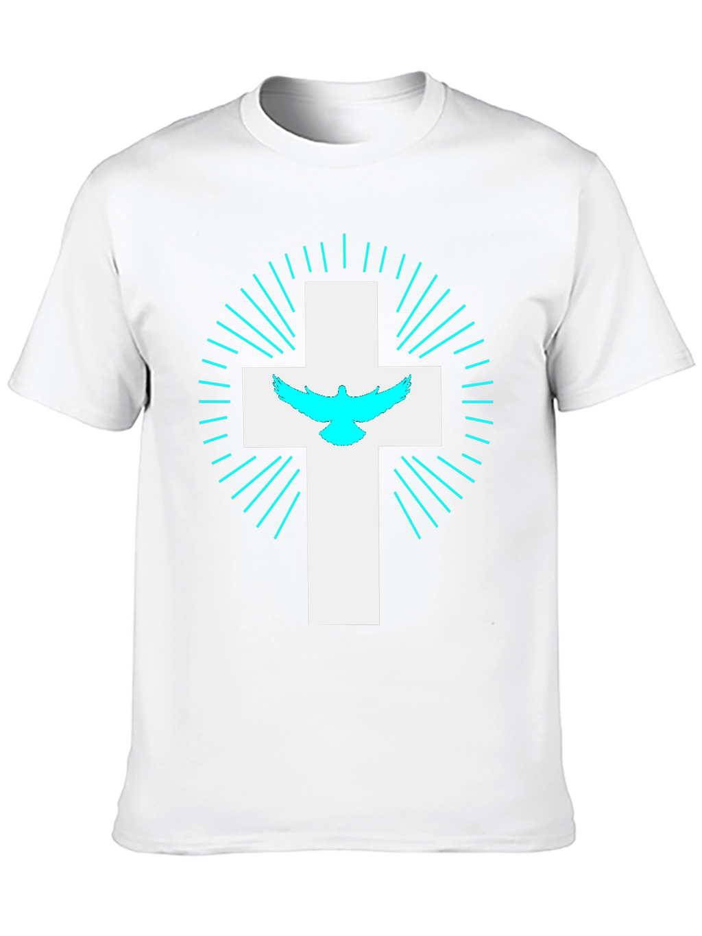 Faithful Cross T-Shirt - Christian Dove Design