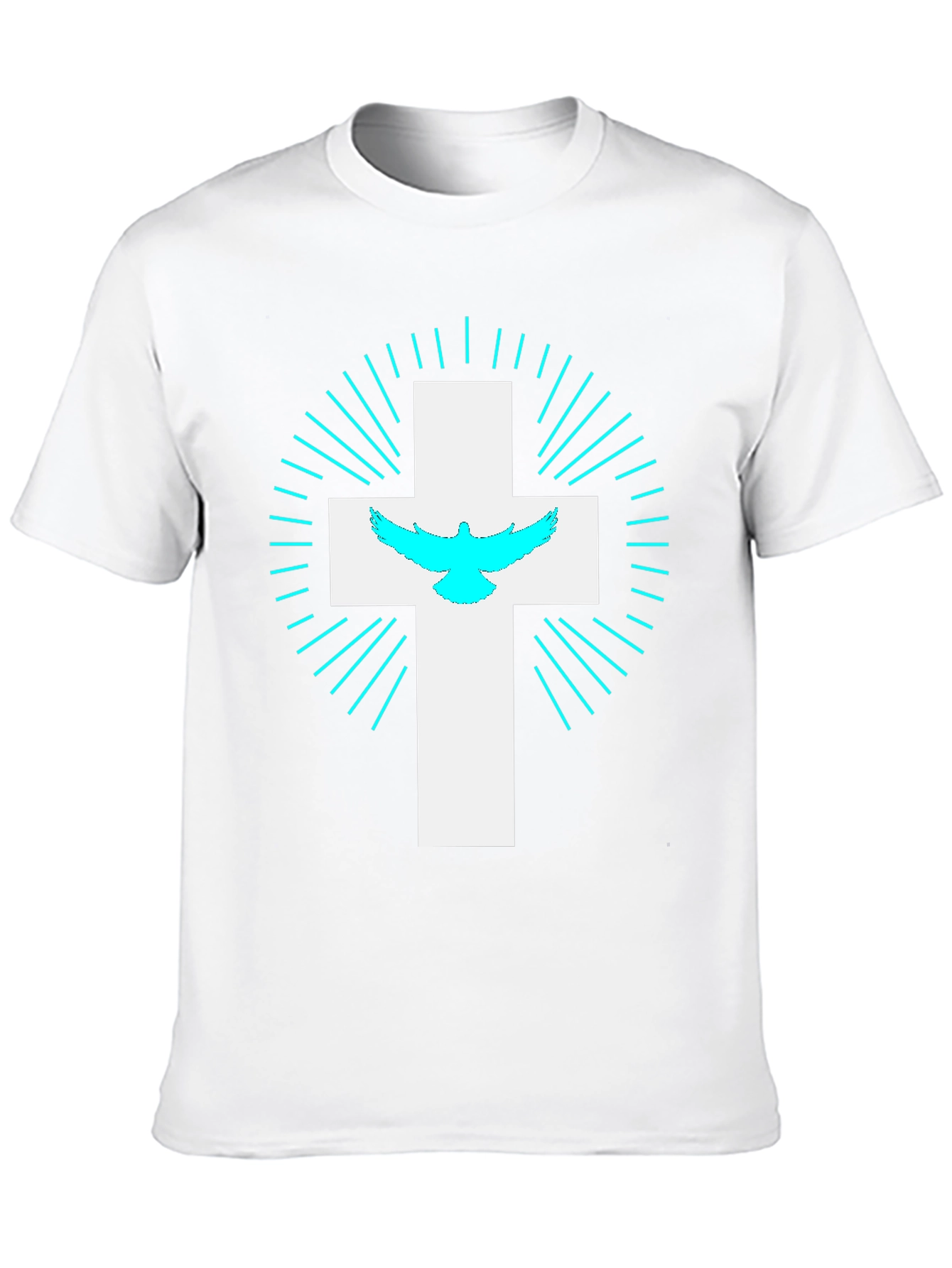 Faithful Cross T-Shirt - Christian Dove Design