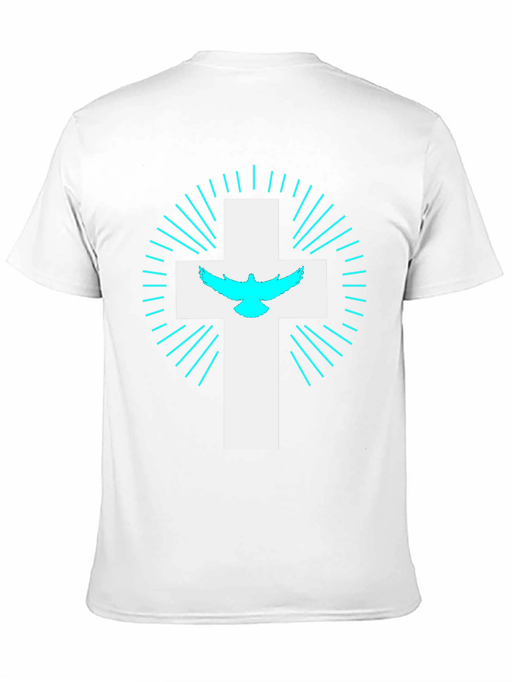 Faithful Cross T-Shirt - Christian Dove Design