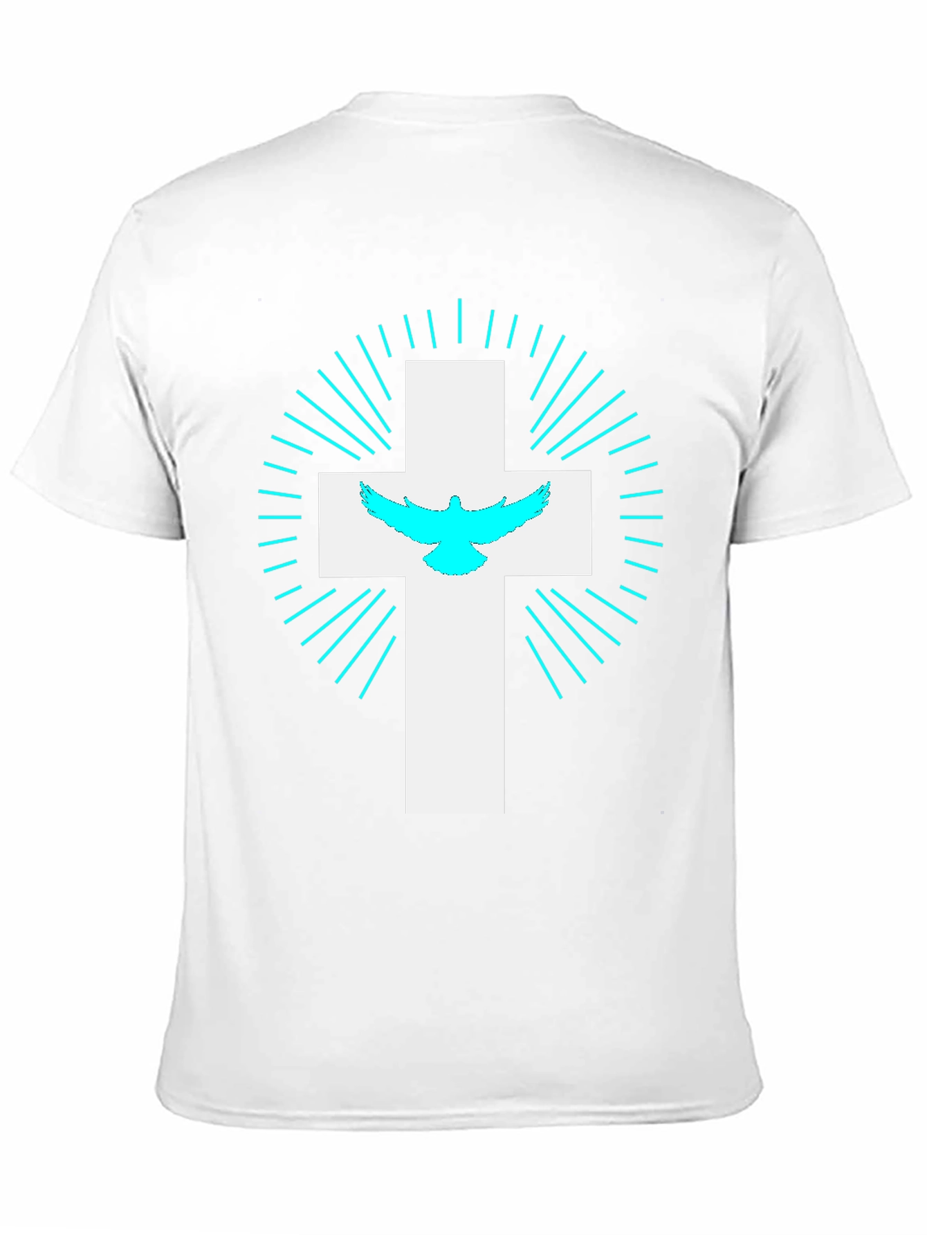 Faithful Cross T-Shirt - Christian Dove Design