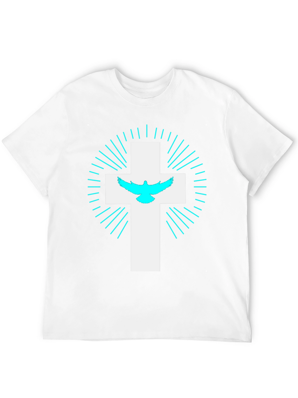 Faithful Cross T-Shirt - Christian Dove Design