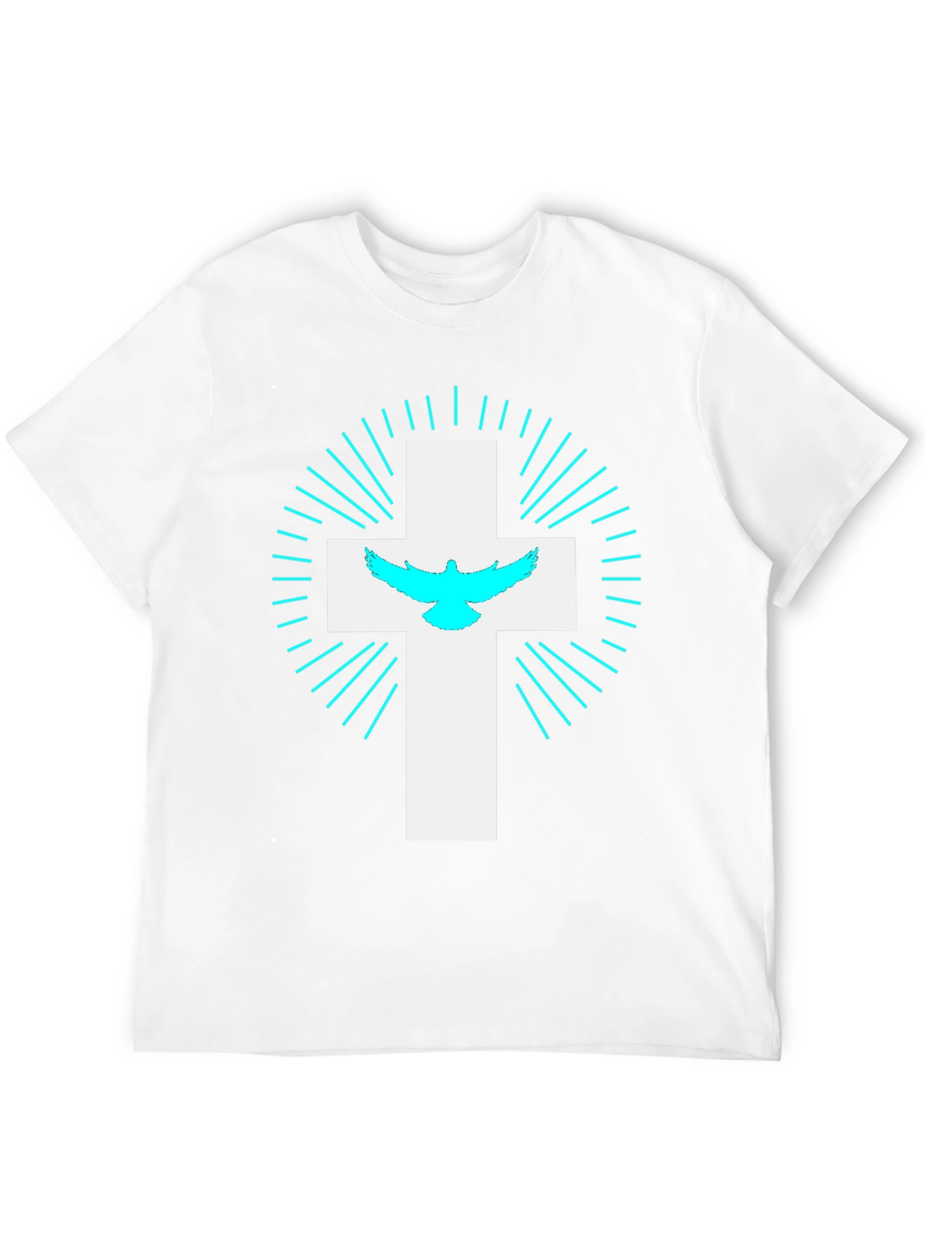Faithful Cross T-Shirt - Christian Dove Design