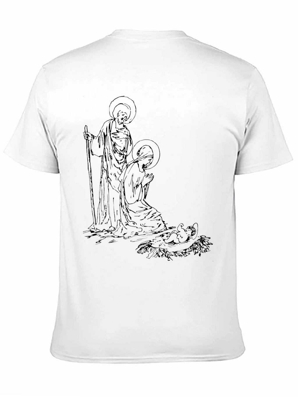Nativity Scene Graphic T-Shirt