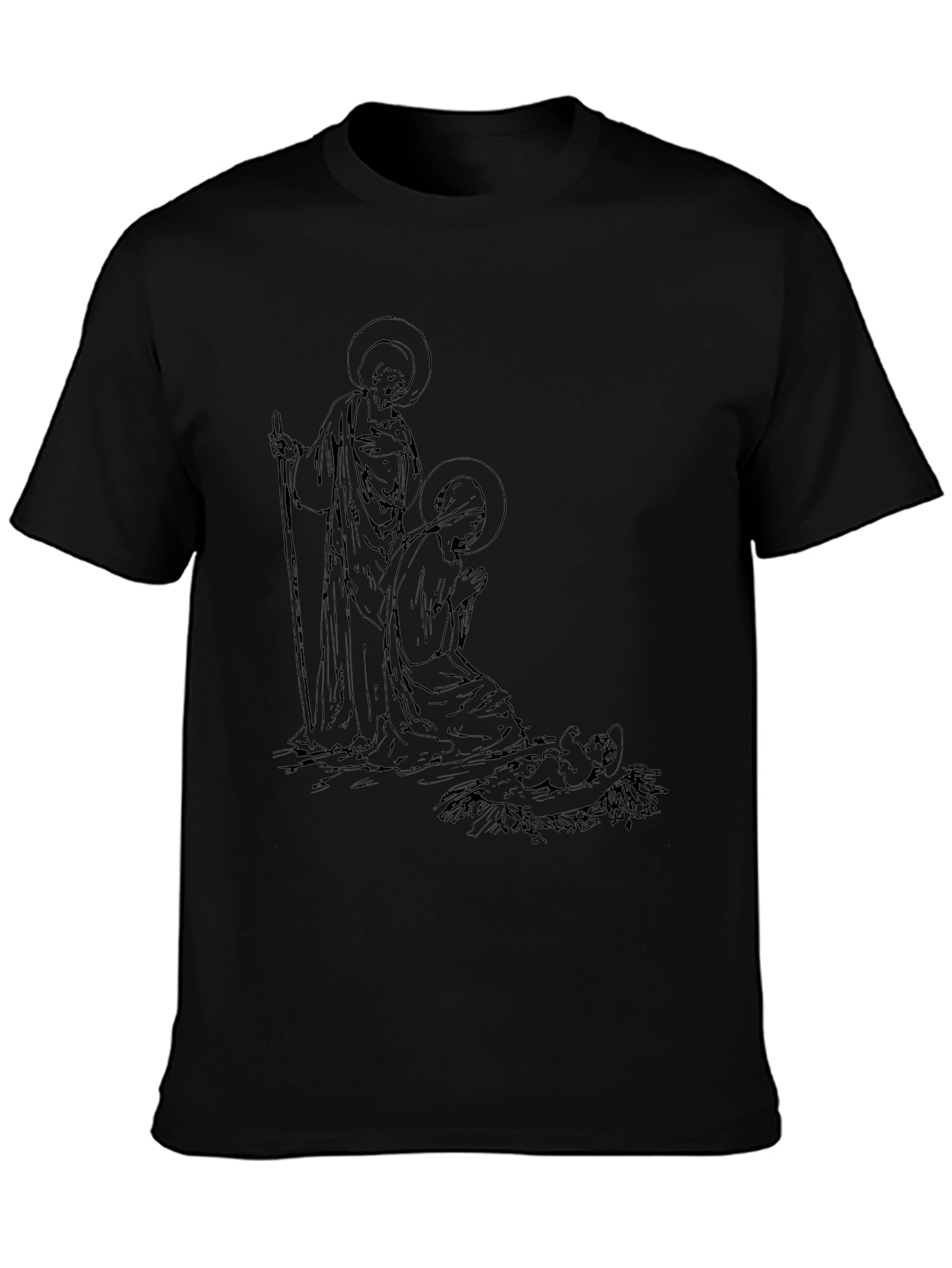 Nativity Scene Graphic T-Shirt