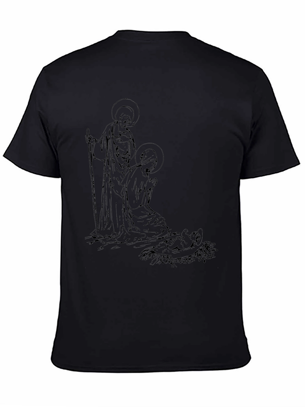Nativity Scene Graphic T-Shirt