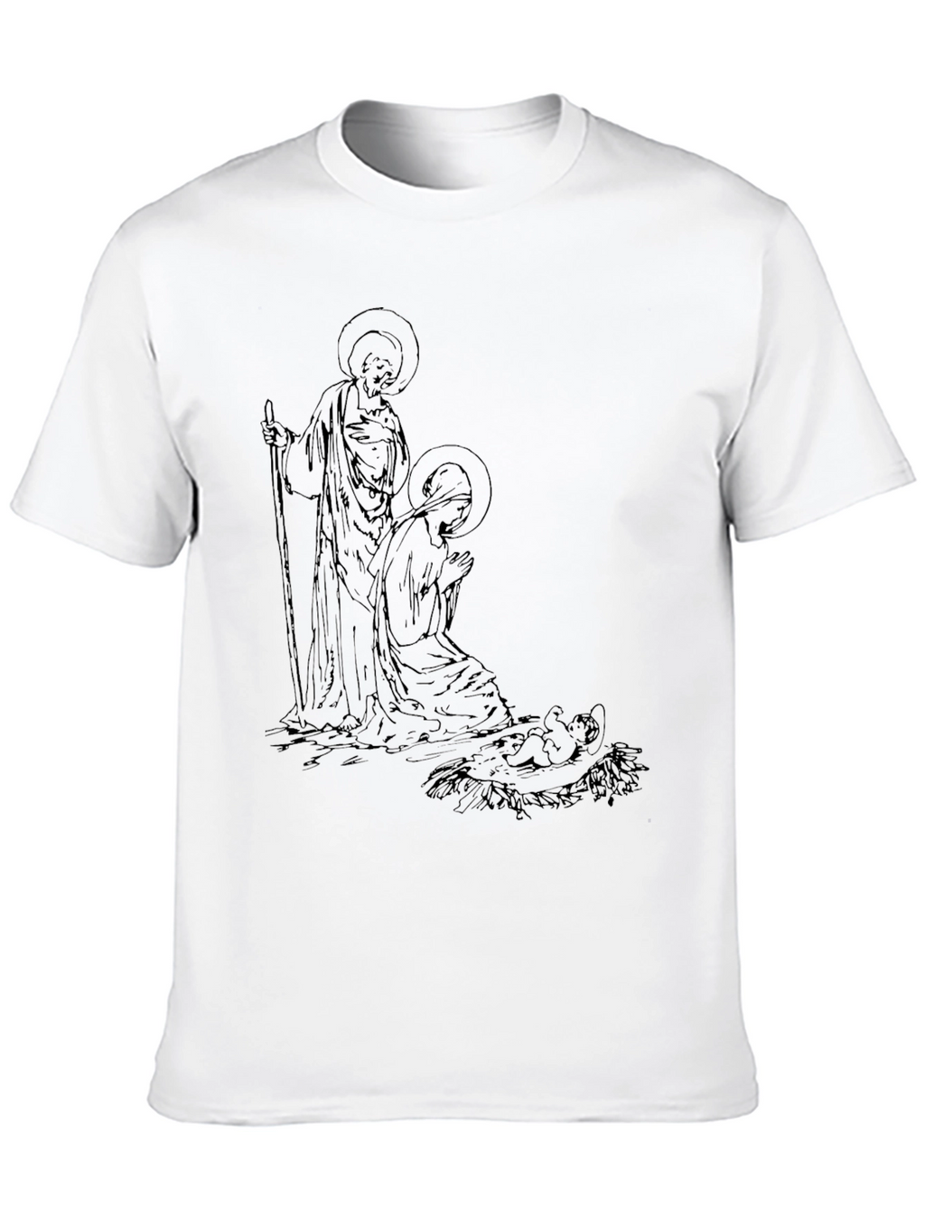 Nativity Scene Graphic T-Shirt