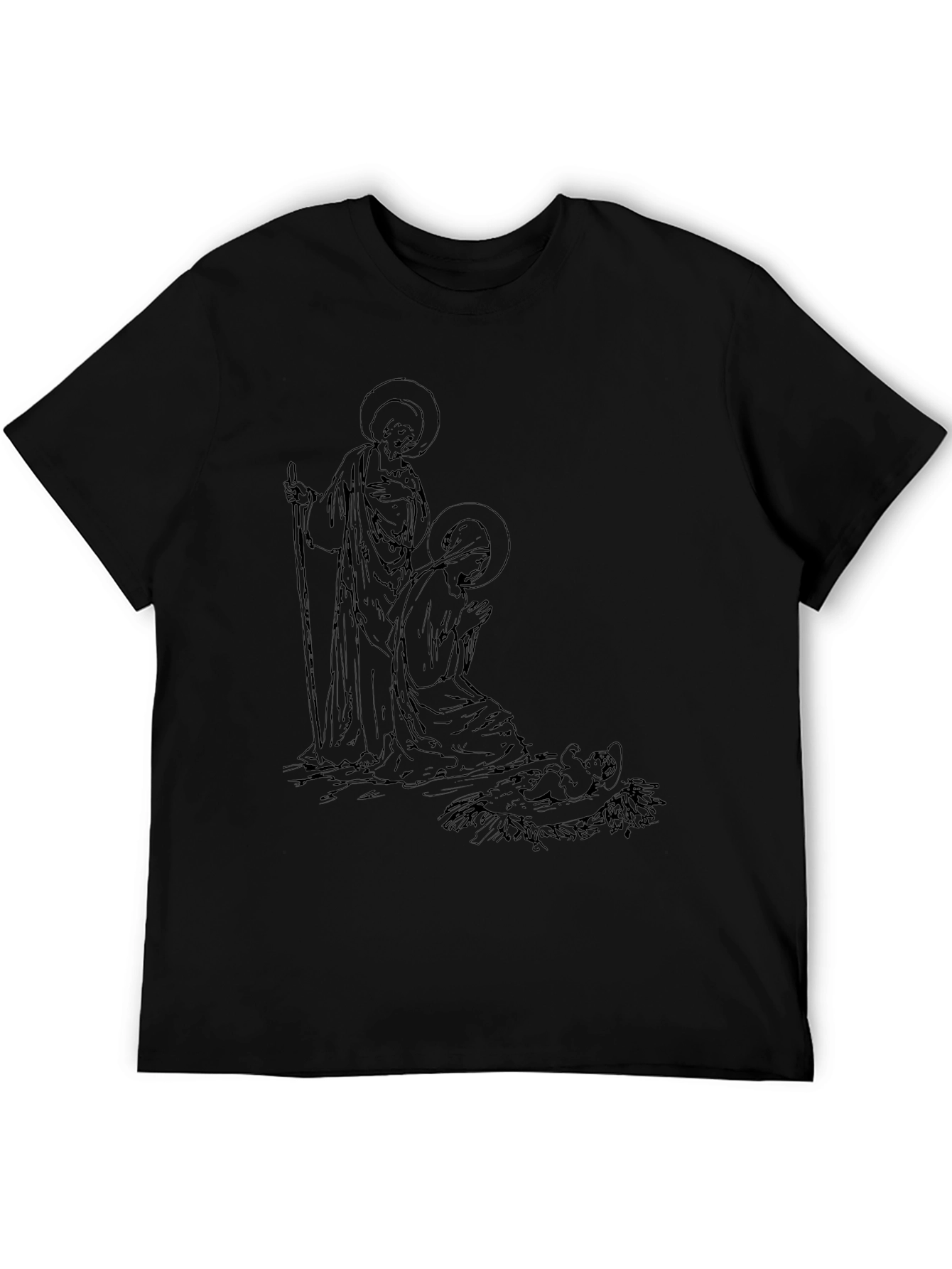 Nativity Scene Graphic T-Shirt