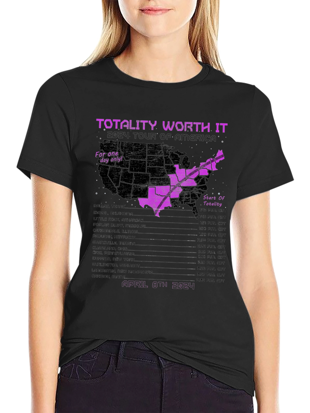 Total Solar Eclipse 2024 T-Shirt