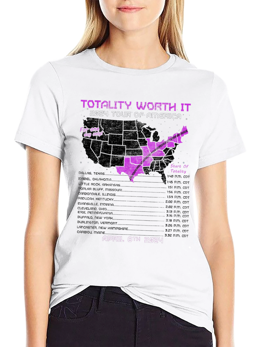 Total Solar Eclipse 2024 T-Shirt